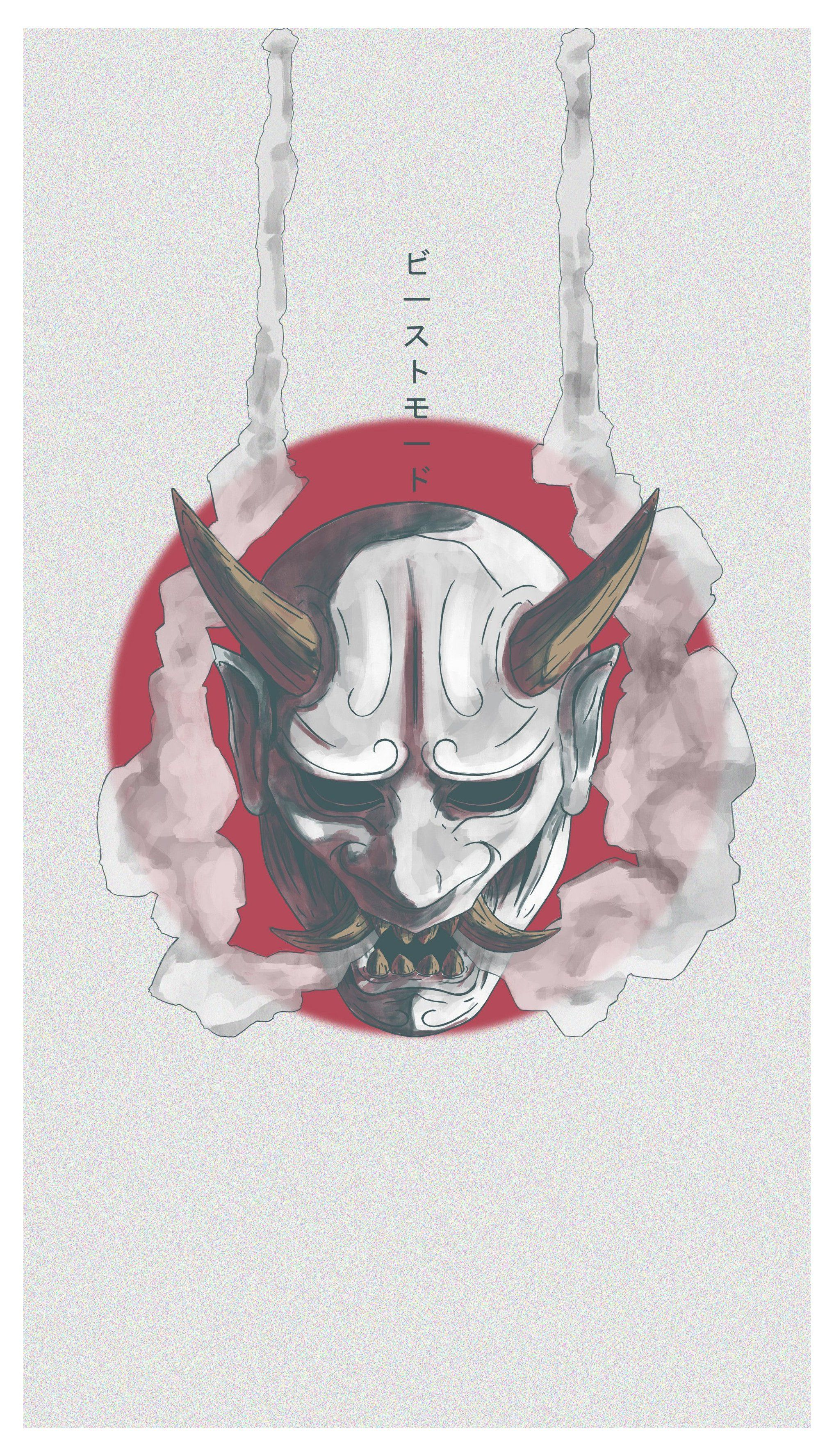 2034x3549 Demon Oni Mask Wallpapers Top Free Demon Oni Mask Backgrounds