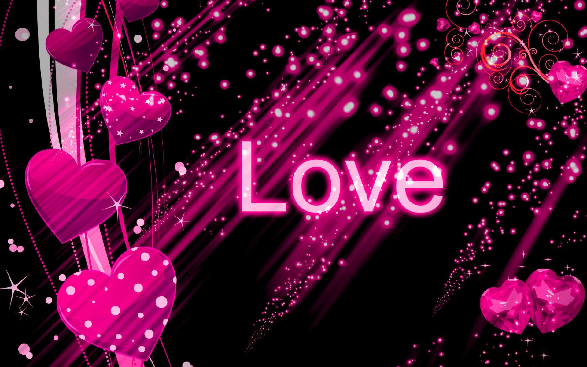 1920x1200 Love Heart Pink Wallpapers Top Free Love Heart Pink Backgrounds