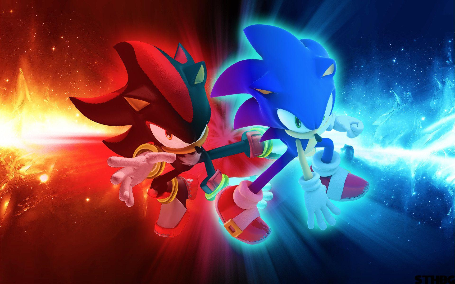 1920x1200 Sonic And Shadow Wallpapers