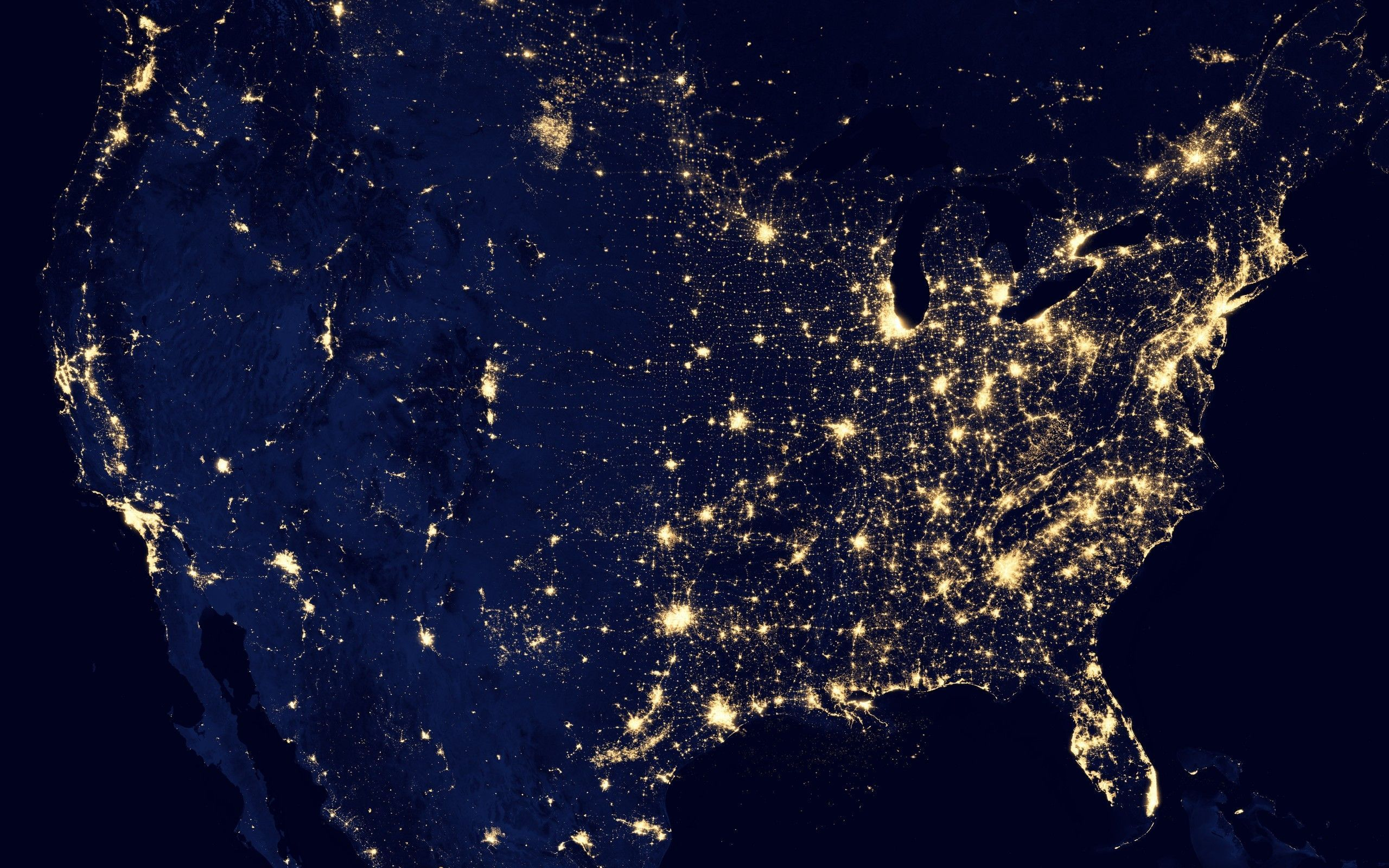 2560x1600 Grid map usa united states power electricity night lights space ... | Earth at night, Earth from space, Nasa earth
