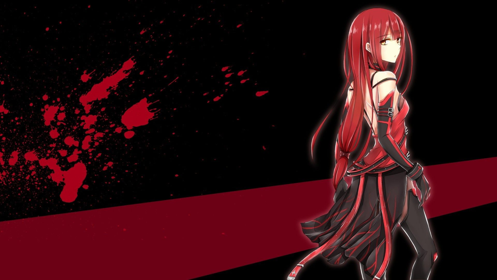 1920x1080 Black and Red Anime Wallpapers Top Free Black and Red Anime Backgrounds