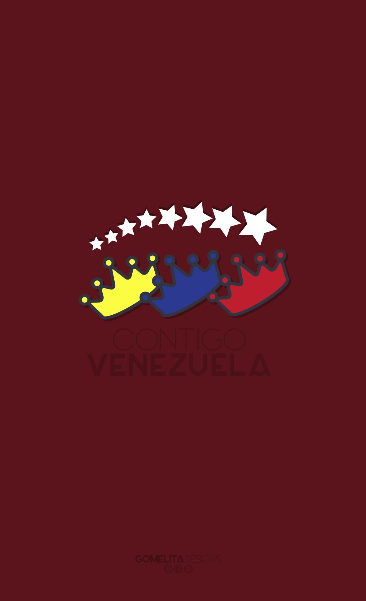 1181x1935 Wallpapers para iphone #GomelitaDesigns #Dise&Atilde;&plusmn;o #Dise&Atilde;&plusmn;oGrafico #Venezuela #Vinotinto | Diy canvas art, Iphone wallpaper, Wallpaper