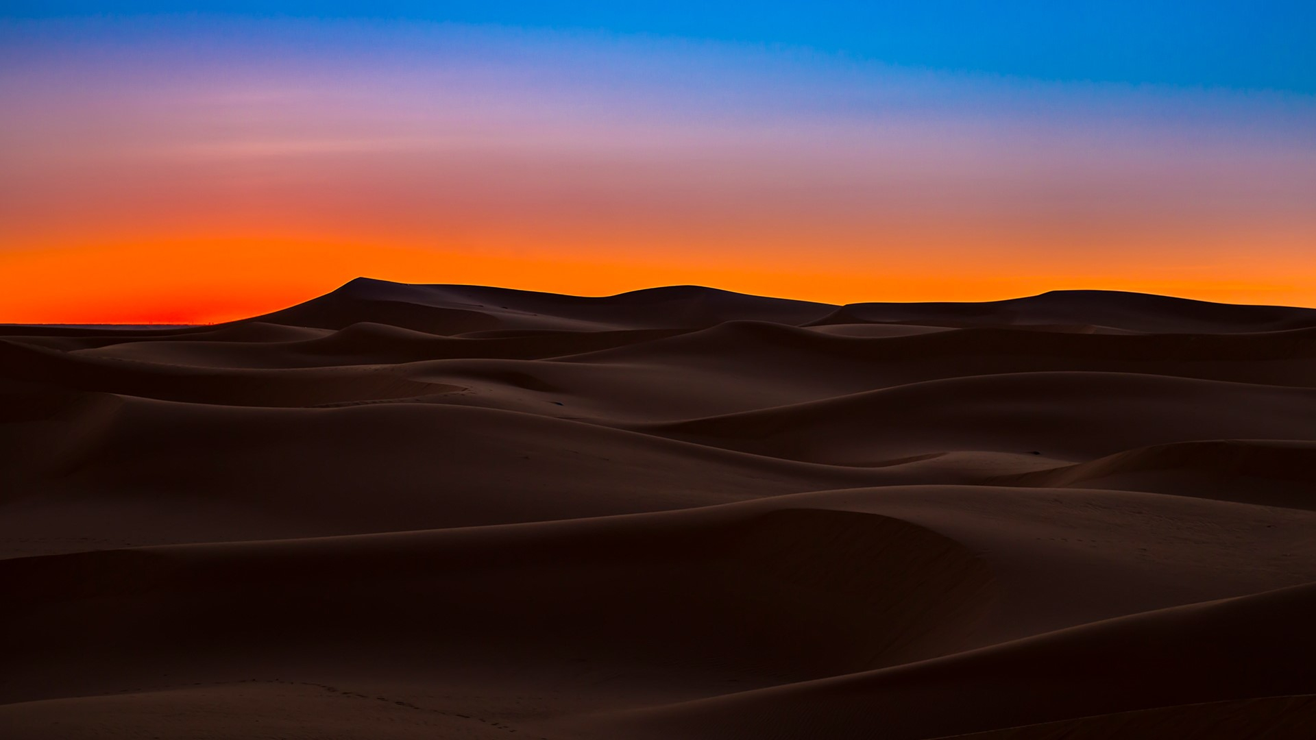 1920x1080 Wallpaper : nature, landscape, sand, dunes, sunset, clear sky, Sahara, desert, Algeria defurious 1782721 HD Wallpapers