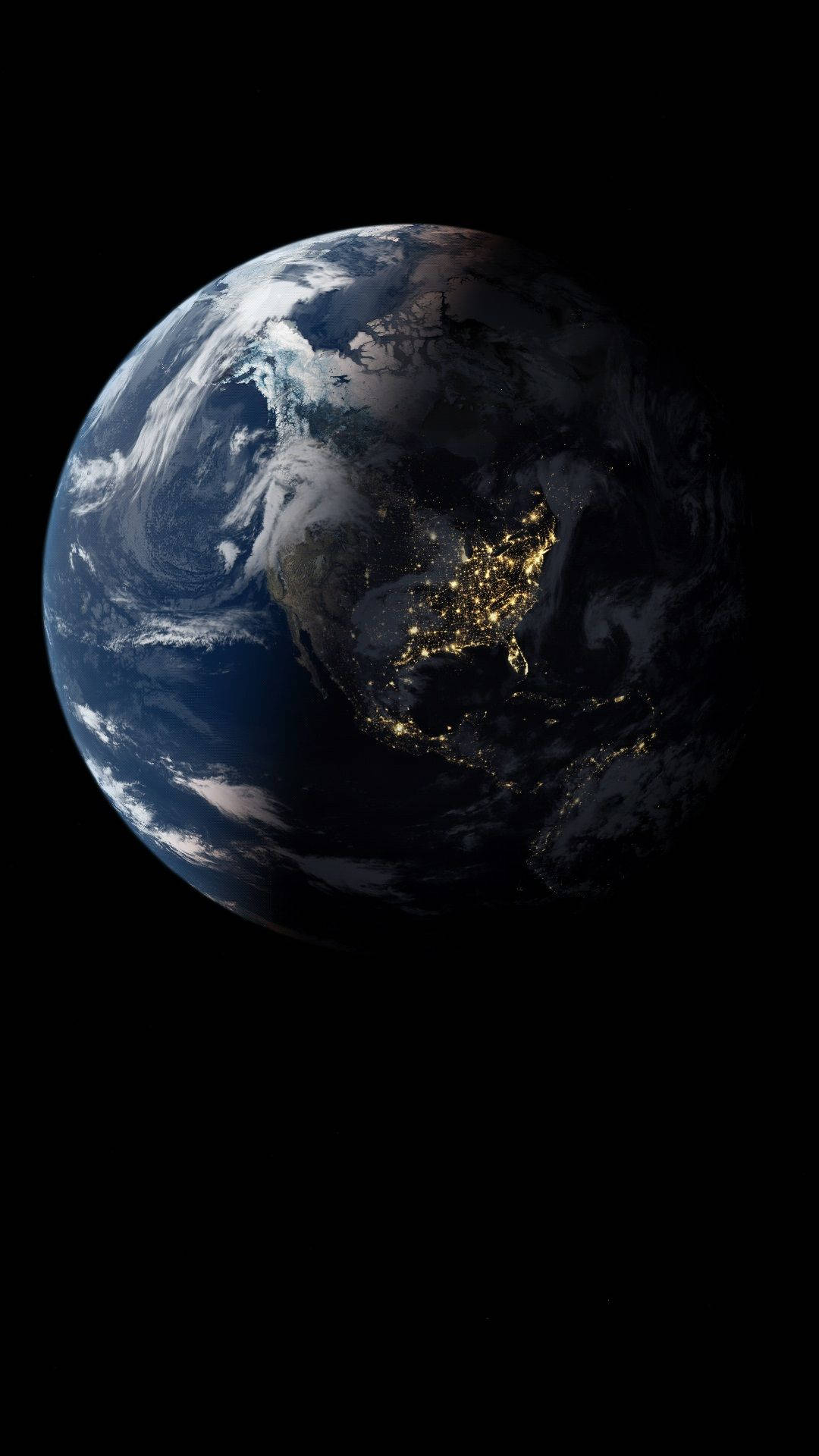 1080x1920 Download Planet Earth And Lights Live Wallpaper
