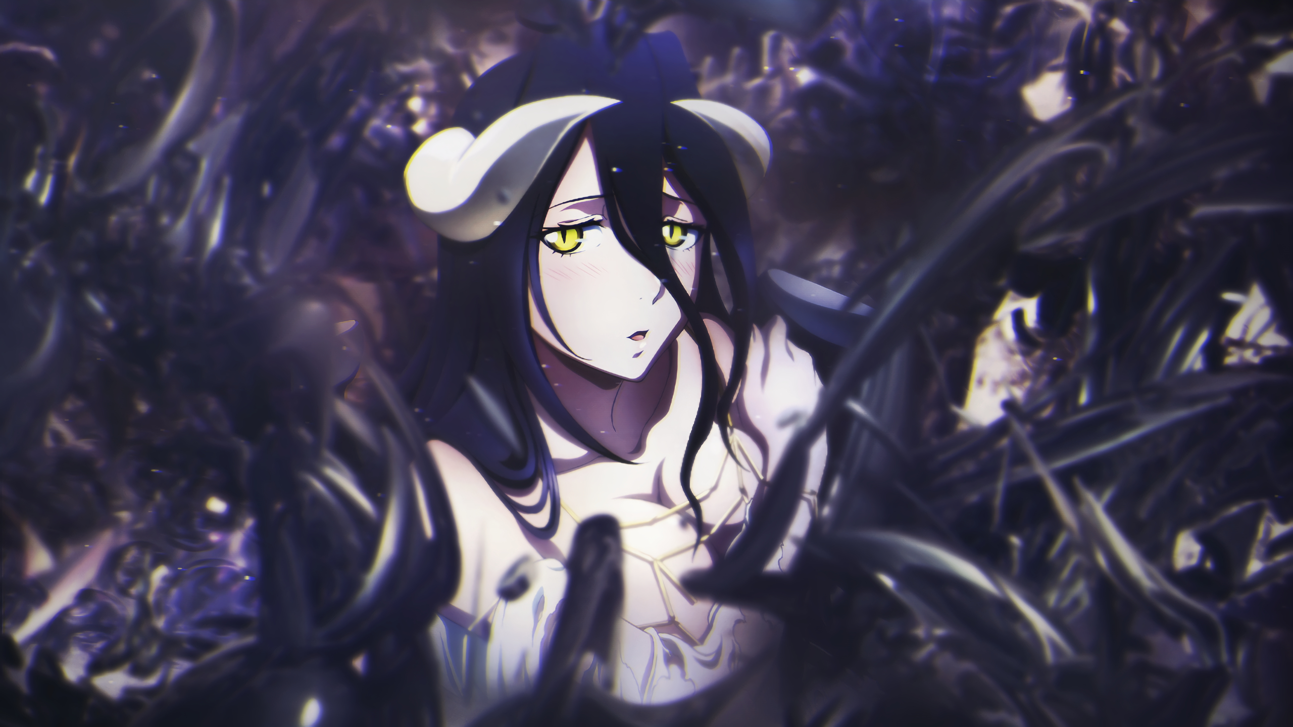 2560x1440 Albedo Overlord Wallpapers Top Free Albedo Overlord Backgrounds