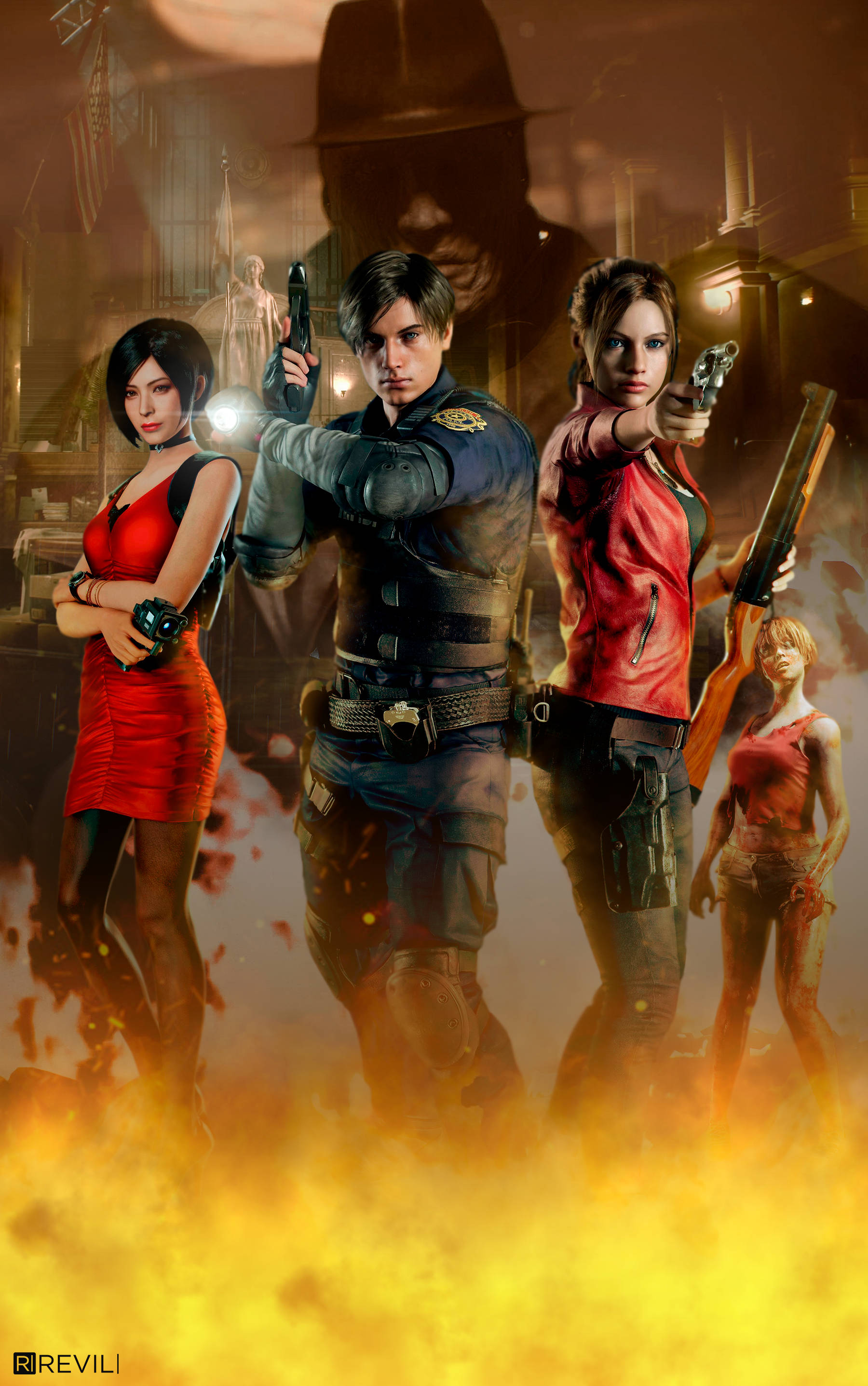 1800x2875 Download Resident Evil 2 Wallpaper