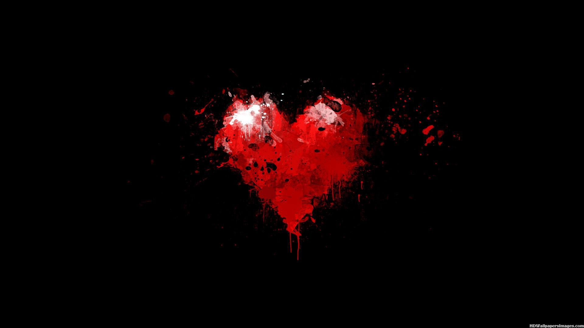 1920x1080 red and black wallpaper heart Clip Art Library
