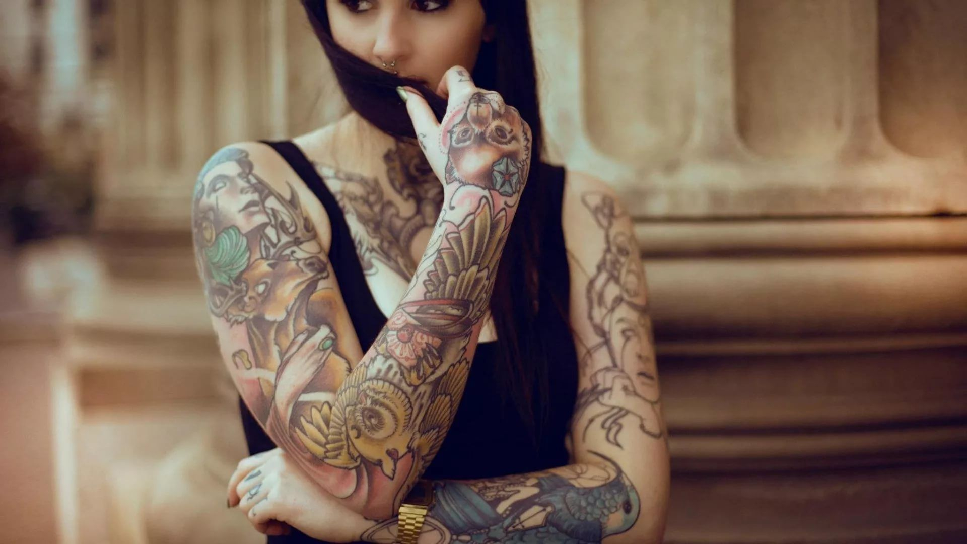 1920x1080 27 Tattoo Girl Wallpapers Wallpaperboat