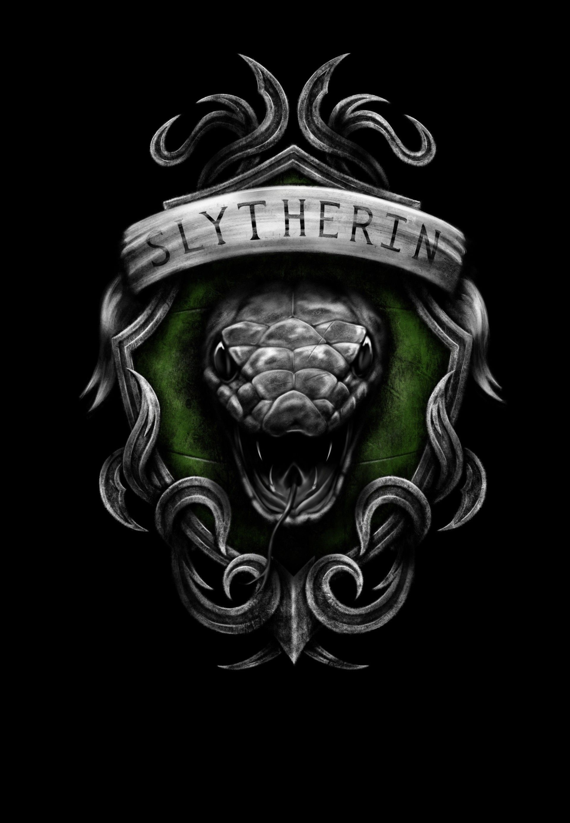 1920x2773 Slytherin Crest iPhone Wallpapers