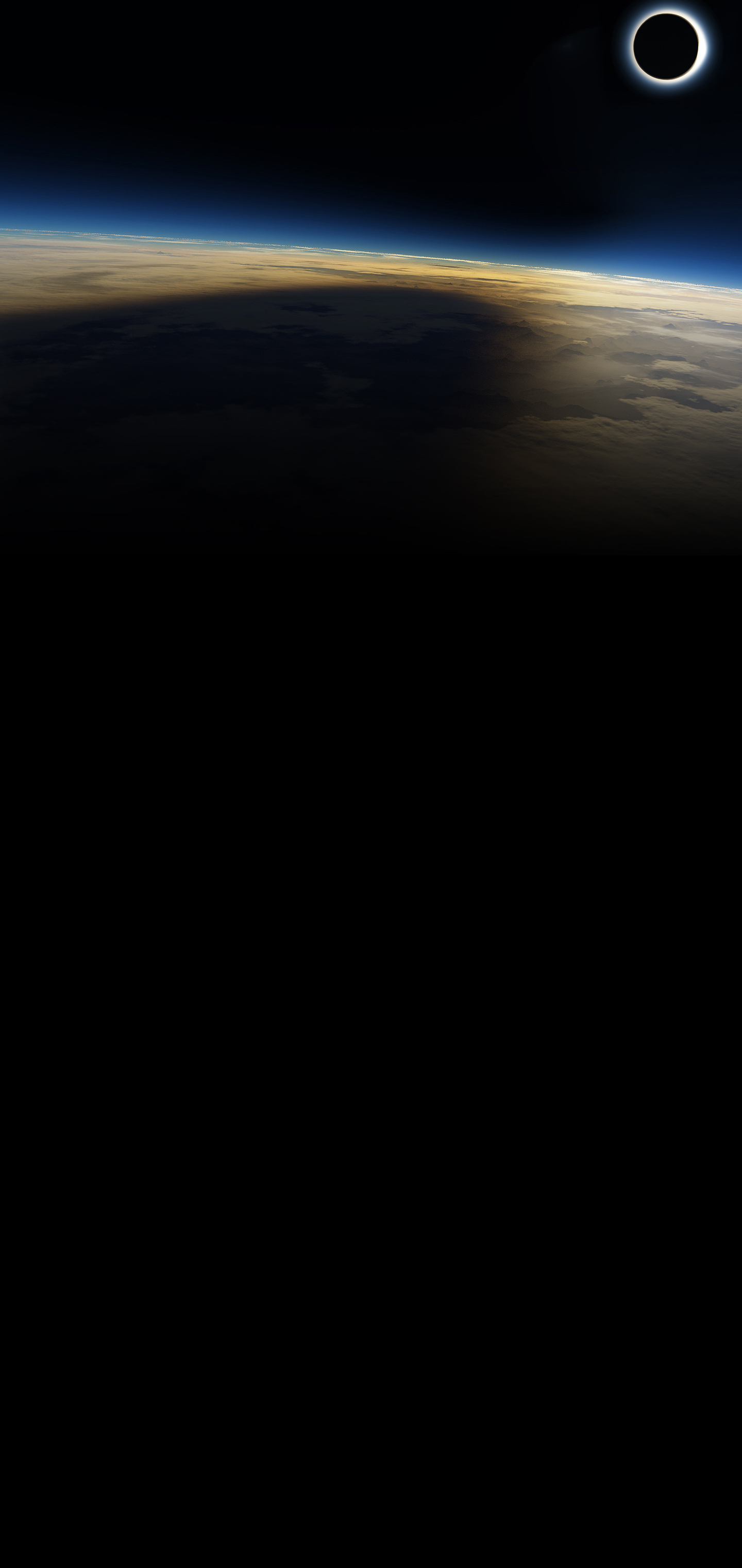 1440x3040 Solar Eclipse [S10] Galaxy S10 Hole-Punch Wallpaper