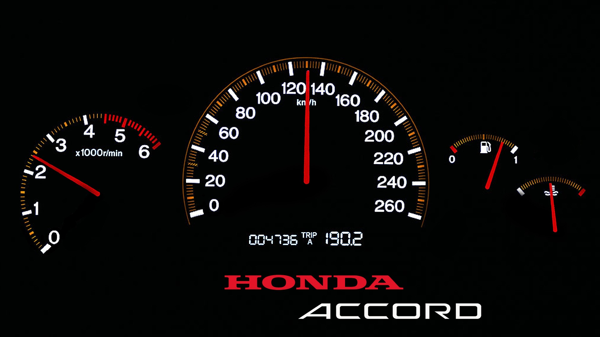 1920x1080 Wallpaper : speedometer, Honda accord, tachometer, wheel, automotive exterior, font, auto part, gauge calidade 20321 HD Wallpapers