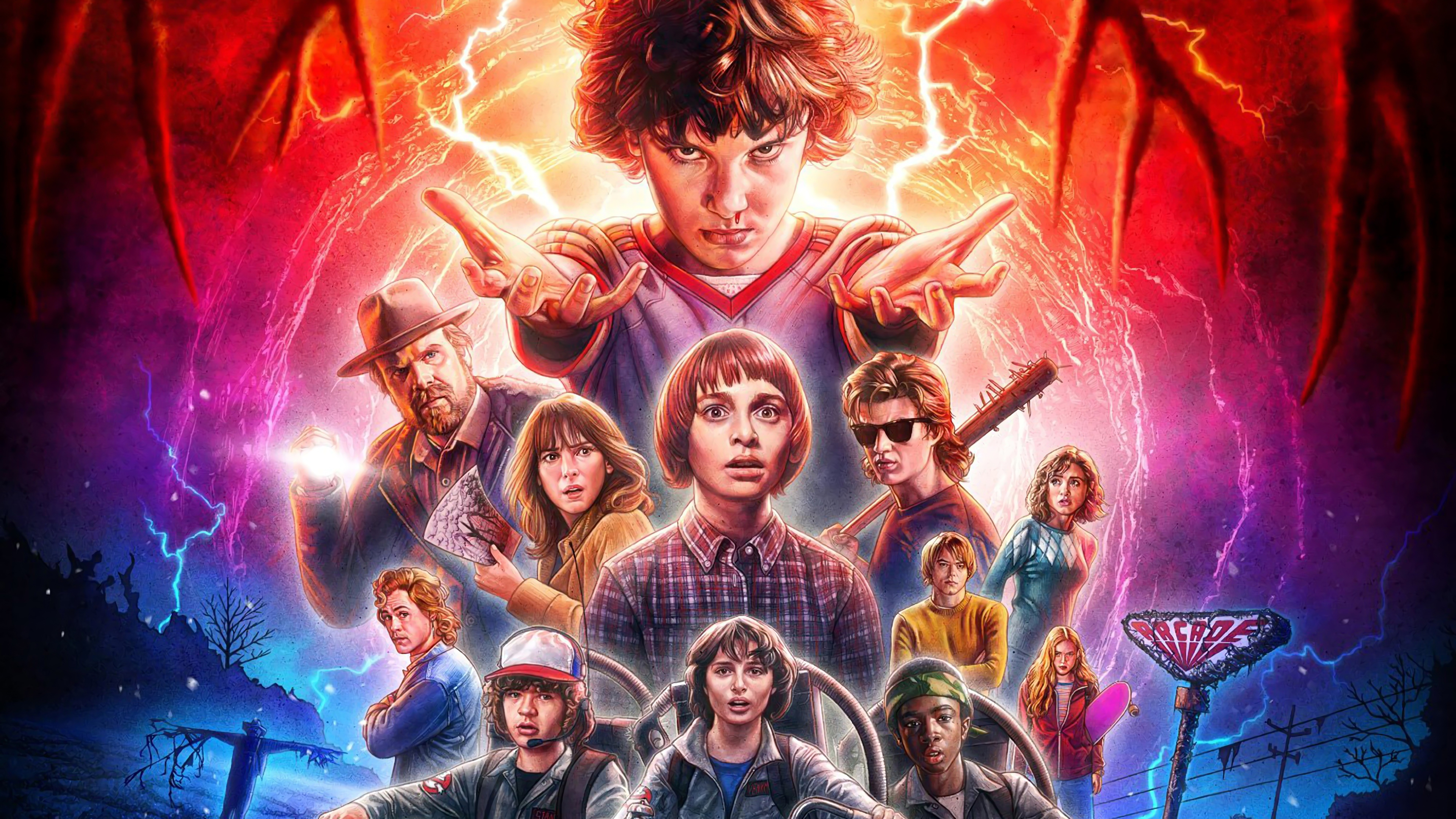 3840x2160 80+ 4K Stranger Things Wallpapers | Background Images