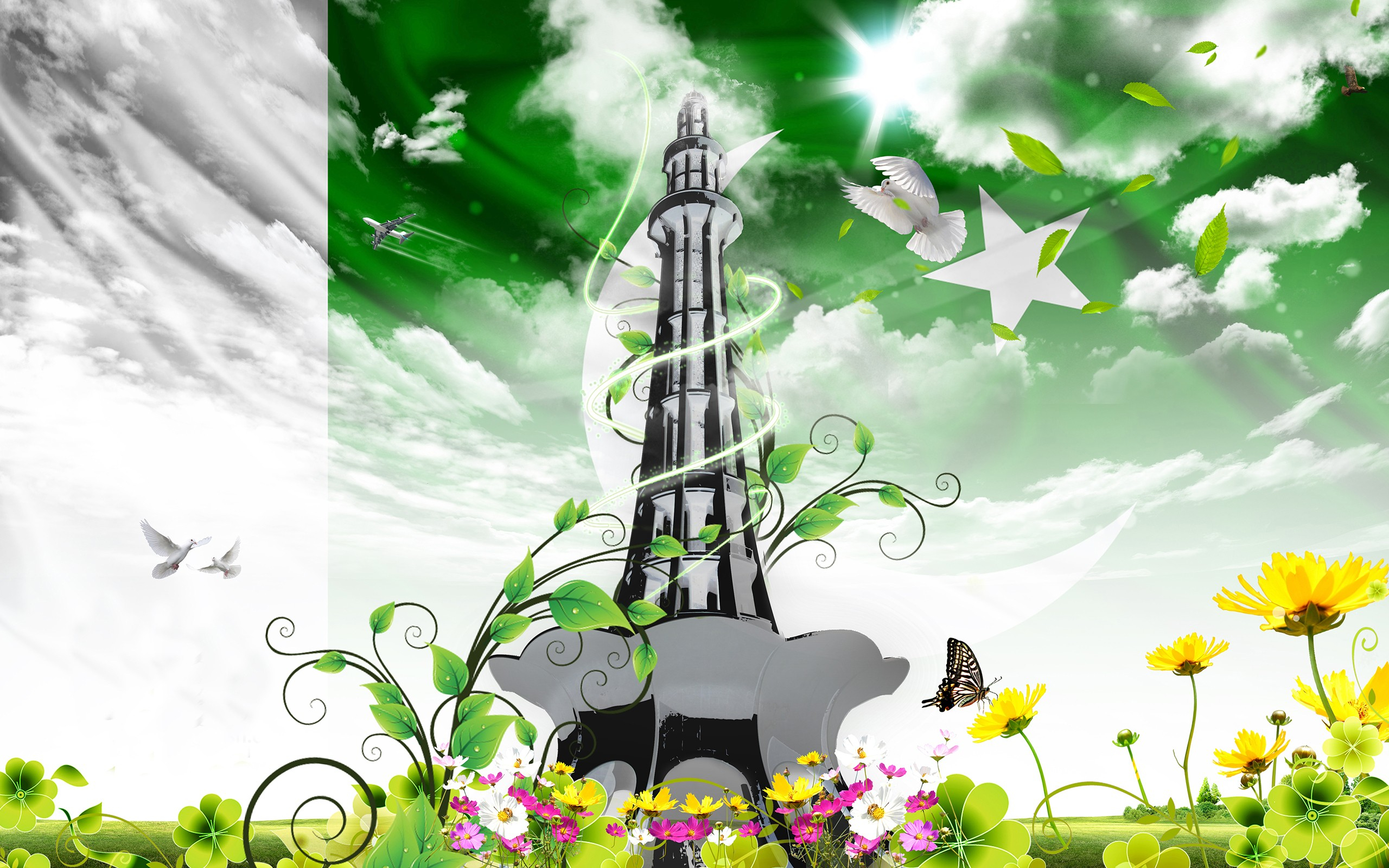 2560x1600 Minar e Pakistan Wallpaper 3 [