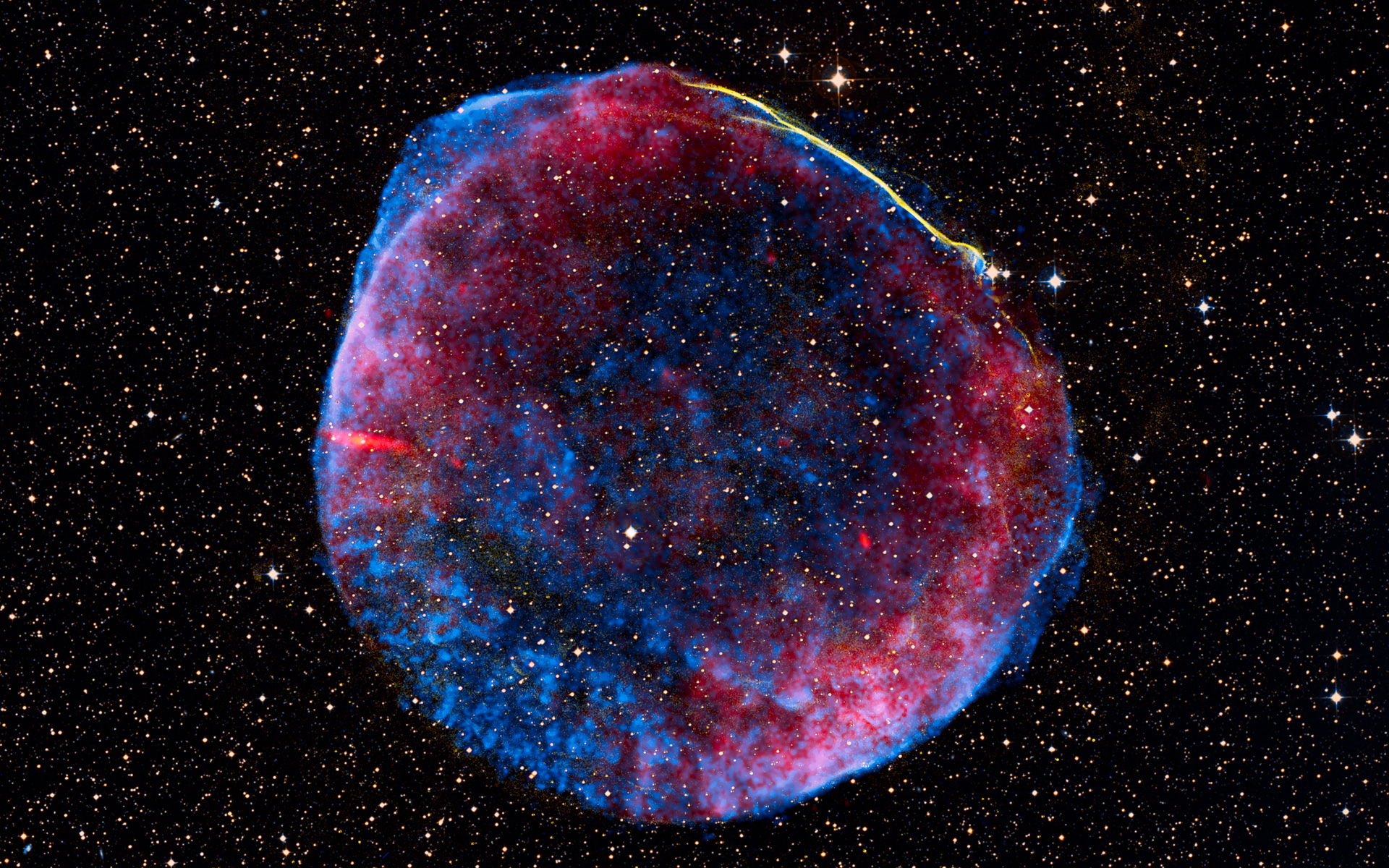 1920x1200 Remnant of Supernova Seen at Many Different Wavelengths Space Wallpaper | Space