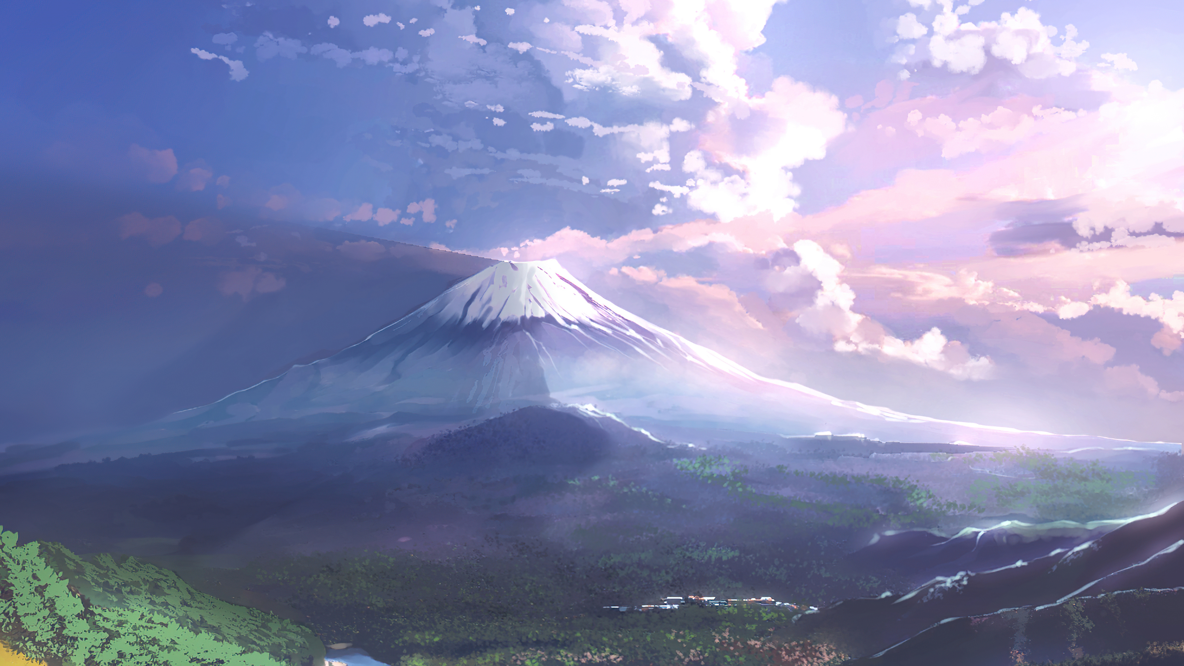3840x2160 Mt Fuji Scenery Art 4k, HD Artist, 4k Wallpapers, Images, Backgrounds, Photos and Pictures