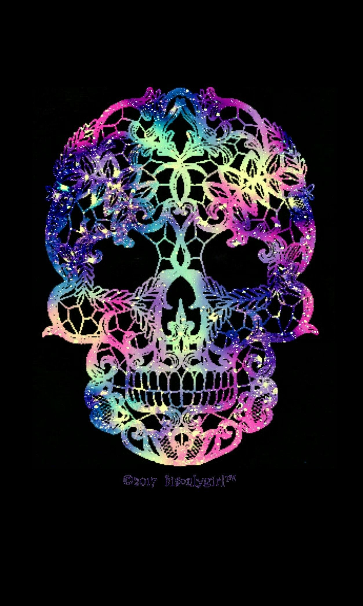 1253x2090 Pin by Lacey Hooton on Cute Skulls | Pink skull wallpaper, Skull wallpaper, Sugar skull wallpaper