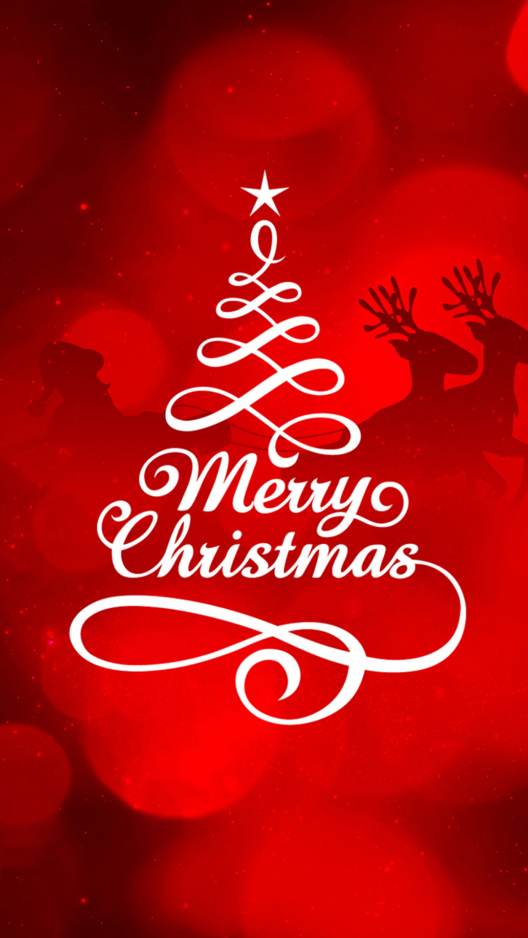 1080x1920 Red Christmas Phone Wallpapers