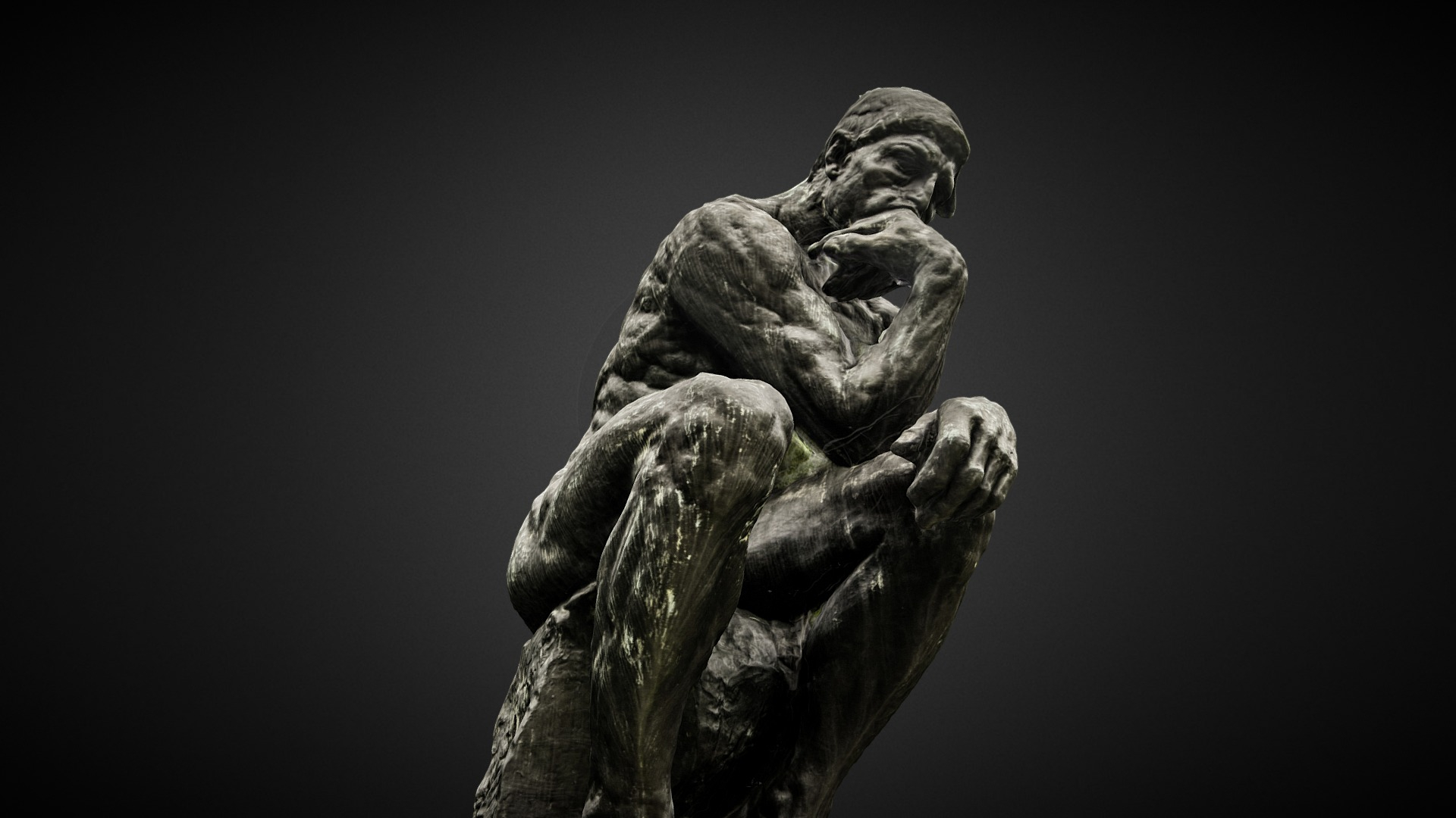 1920x1080 The Thinker High poly photogrammetry scan Buy Royalty Free 3D model by Miguel Bandera (@miguelbandera) [0140a5b