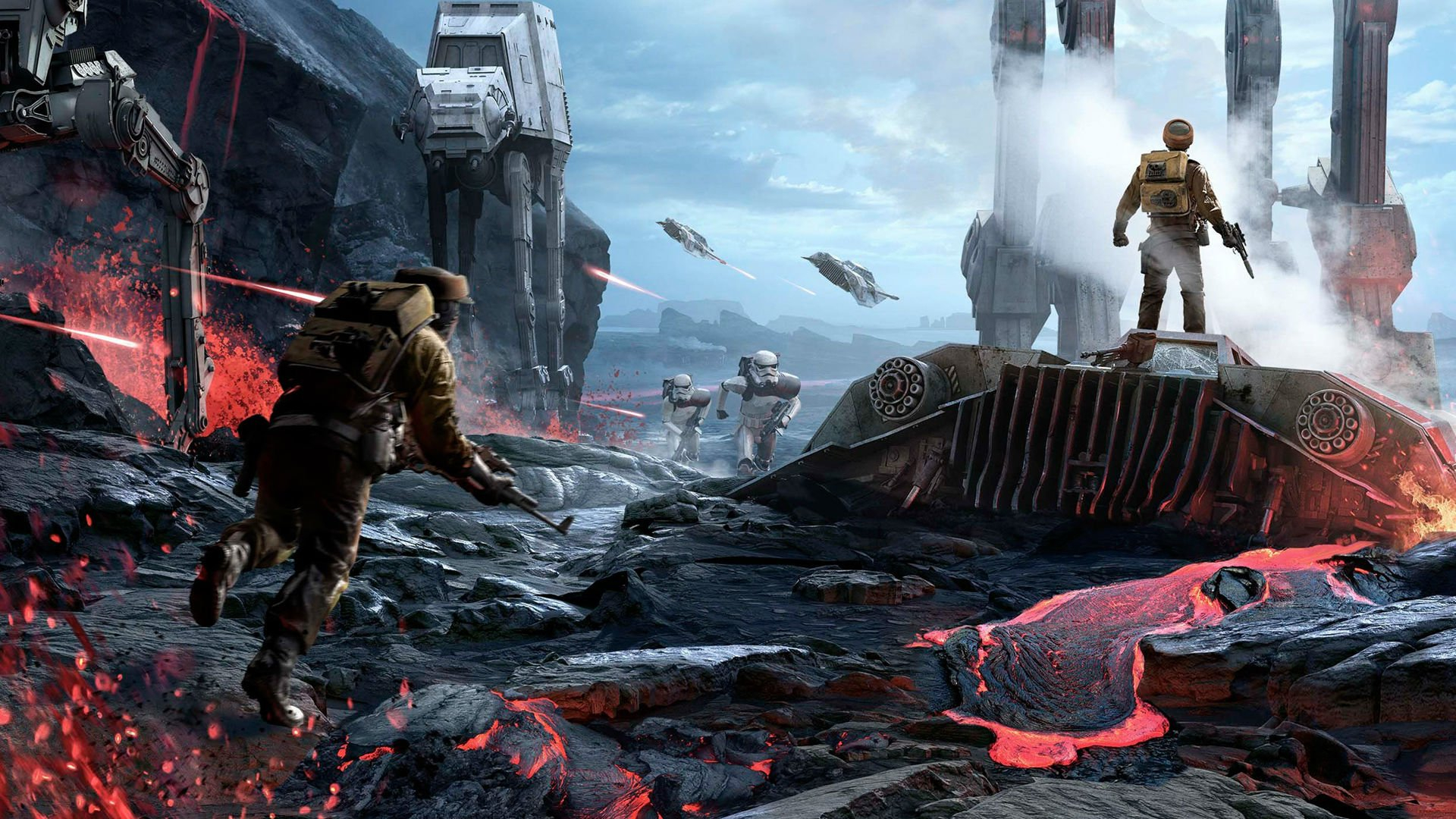 1920x1080 Wallpaper : px, 1swbattlefront, action, battlefront, fi, fps, sci, shooter, spaceship, star, wars wallup 1491645 HD Wallpapers