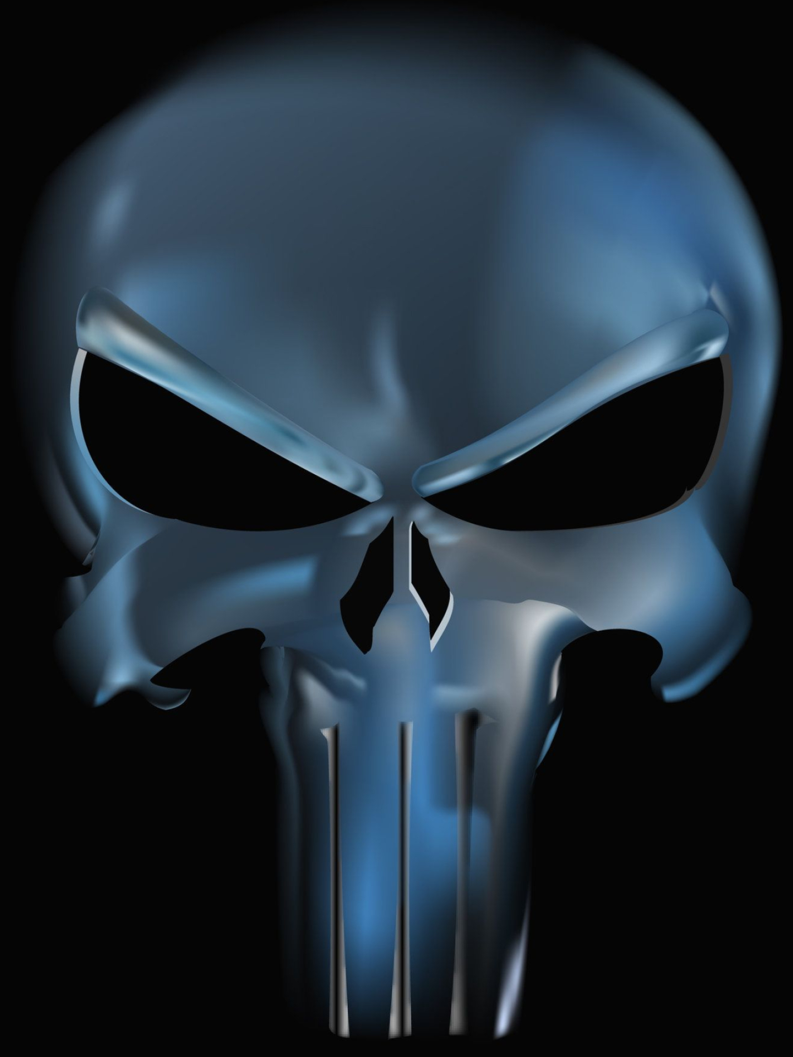 1620x2160 Asked Lewie what he wanted me to draw so I could prove I got a scanner for Christmas. He said the punisher skull ;&#128;&brvbar; | Punisher, Punisher marvel, Skull wallpaper