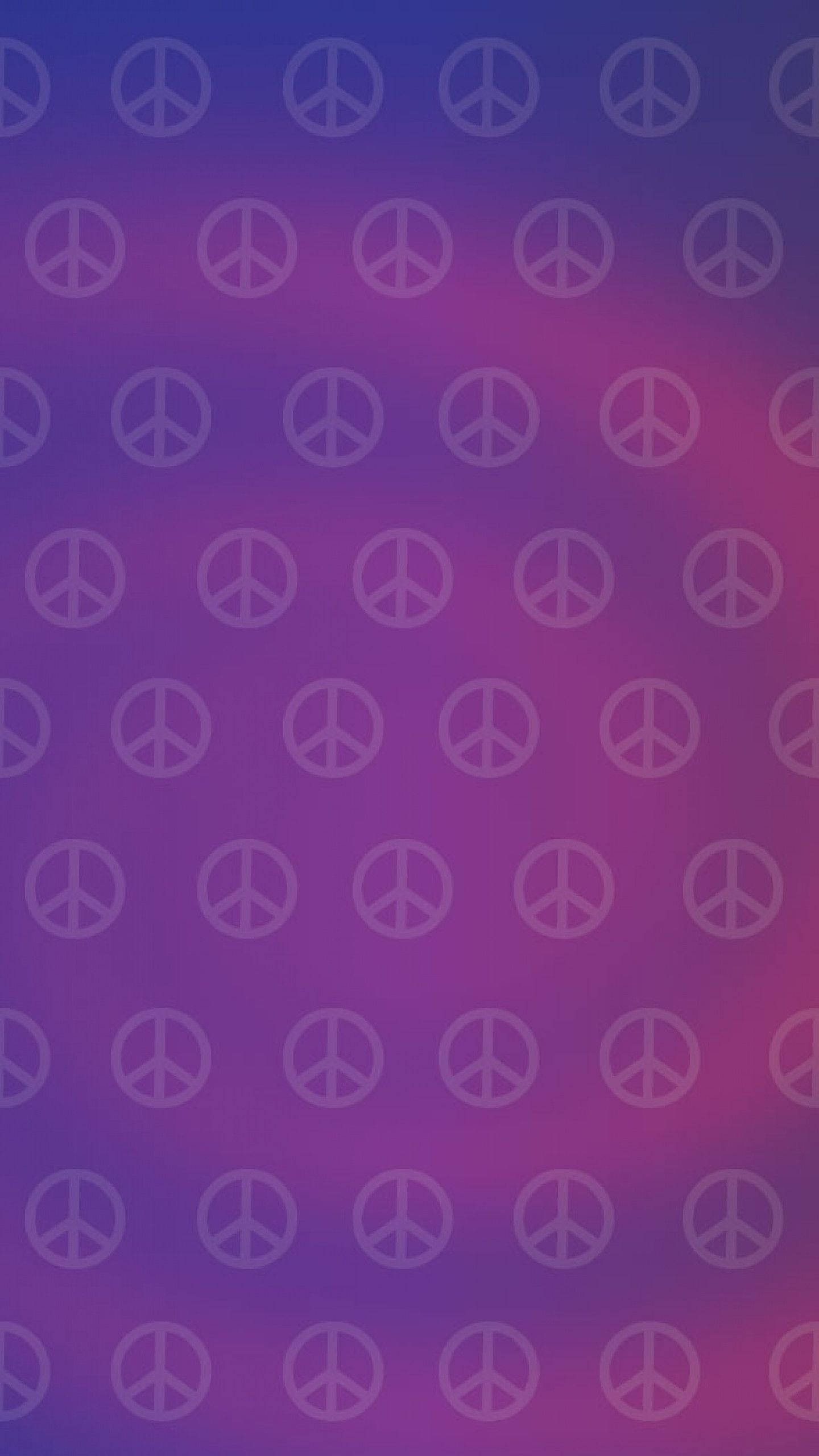 1440x2560 Download Hippie Iconic Peace Sign Wallpaper