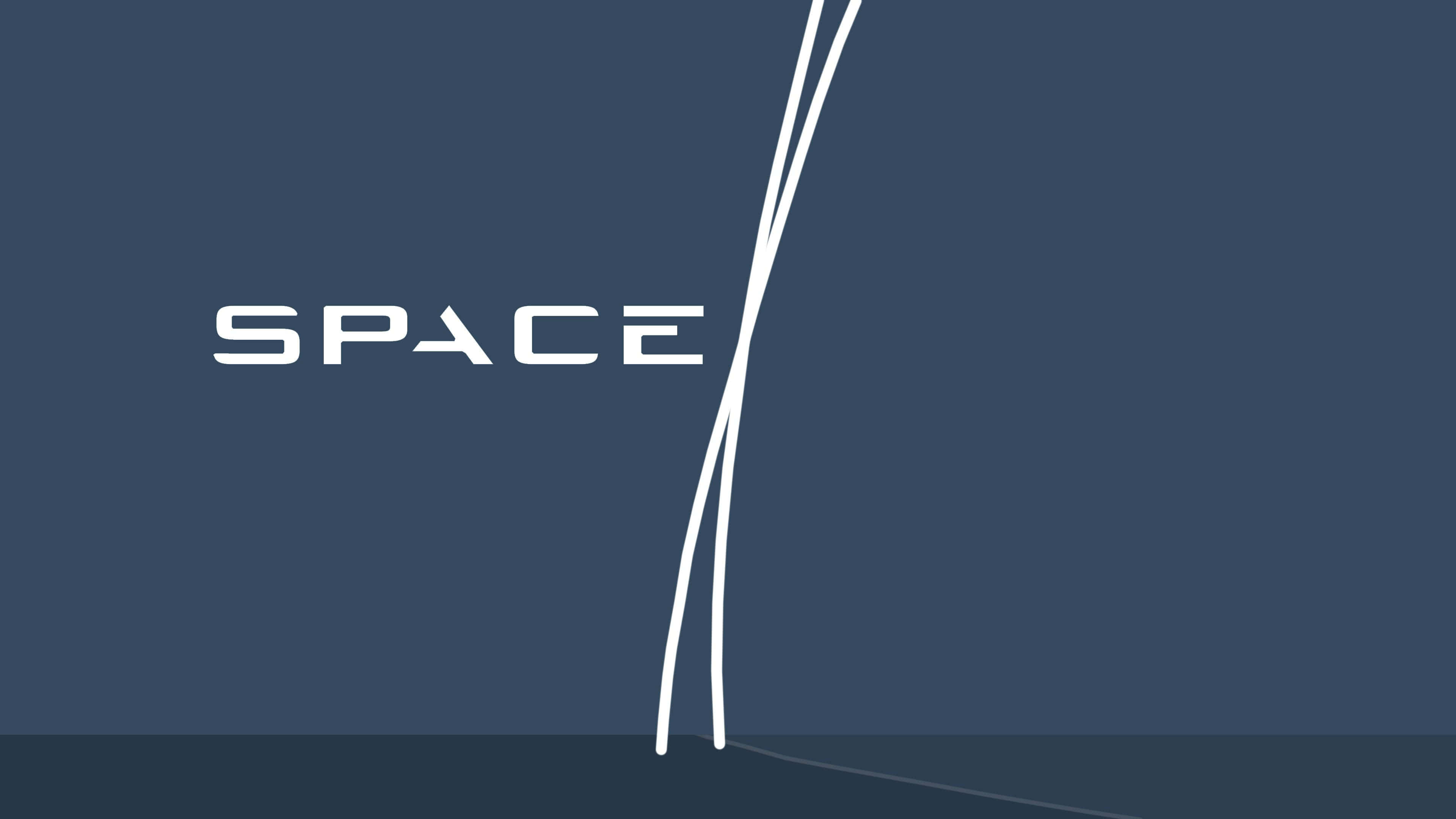 3840x2160 SpaceX Logo UHD 4K Wallpaper