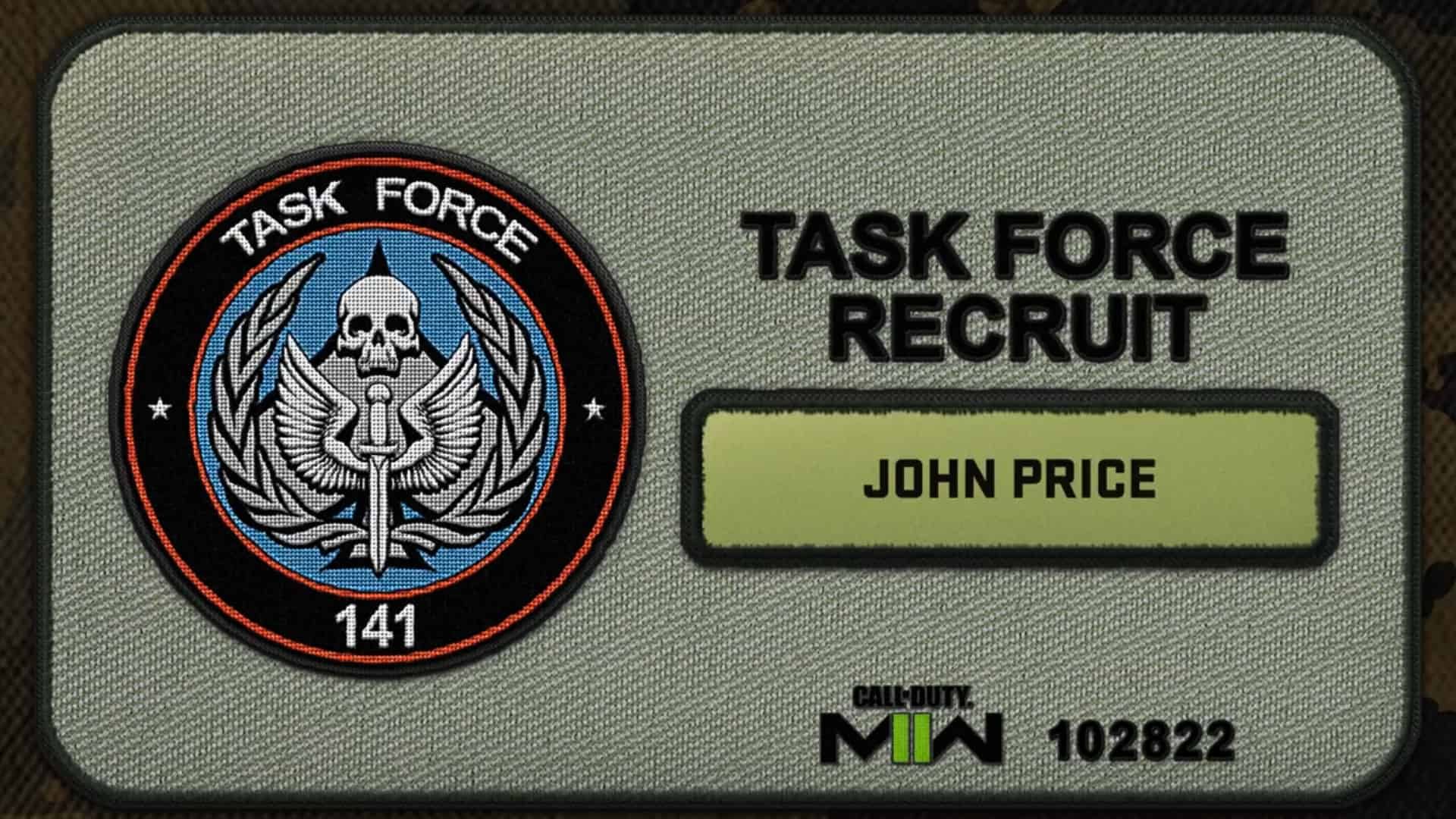 1920x1080 Modern Warfare 2: How to get custom Task Force 141 recruitment patch DownSights