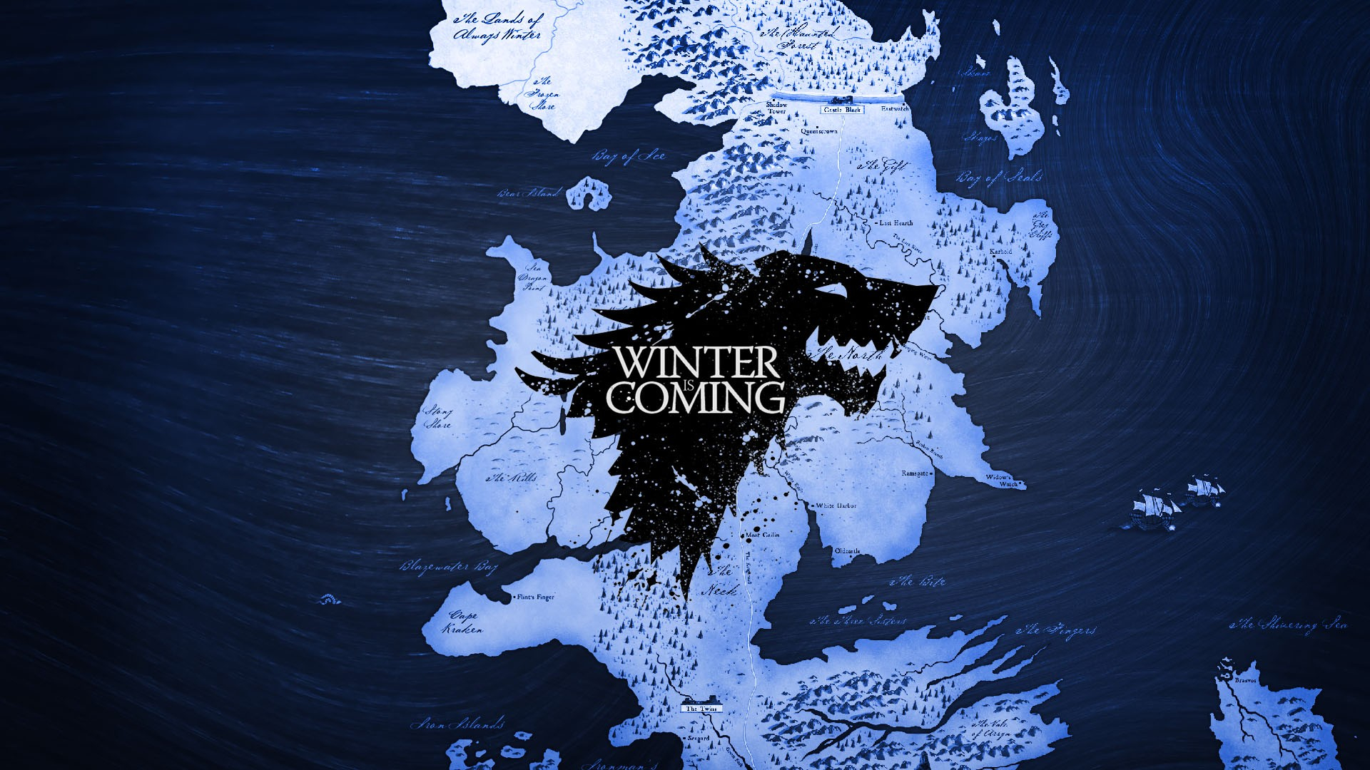 1920x1080 Wallpaper : illustration, reflection, Earth, blue, Game of Thrones, Winter Is Coming, darkness, px, computer wallpaper 4kWallpaper 564380 HD Wallpapers