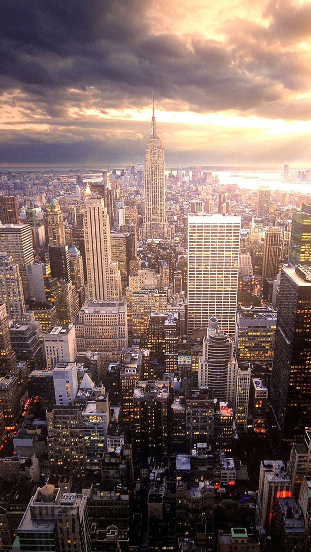 1080x1920 Download New York City Skyscapers For Iphone Wallpaper