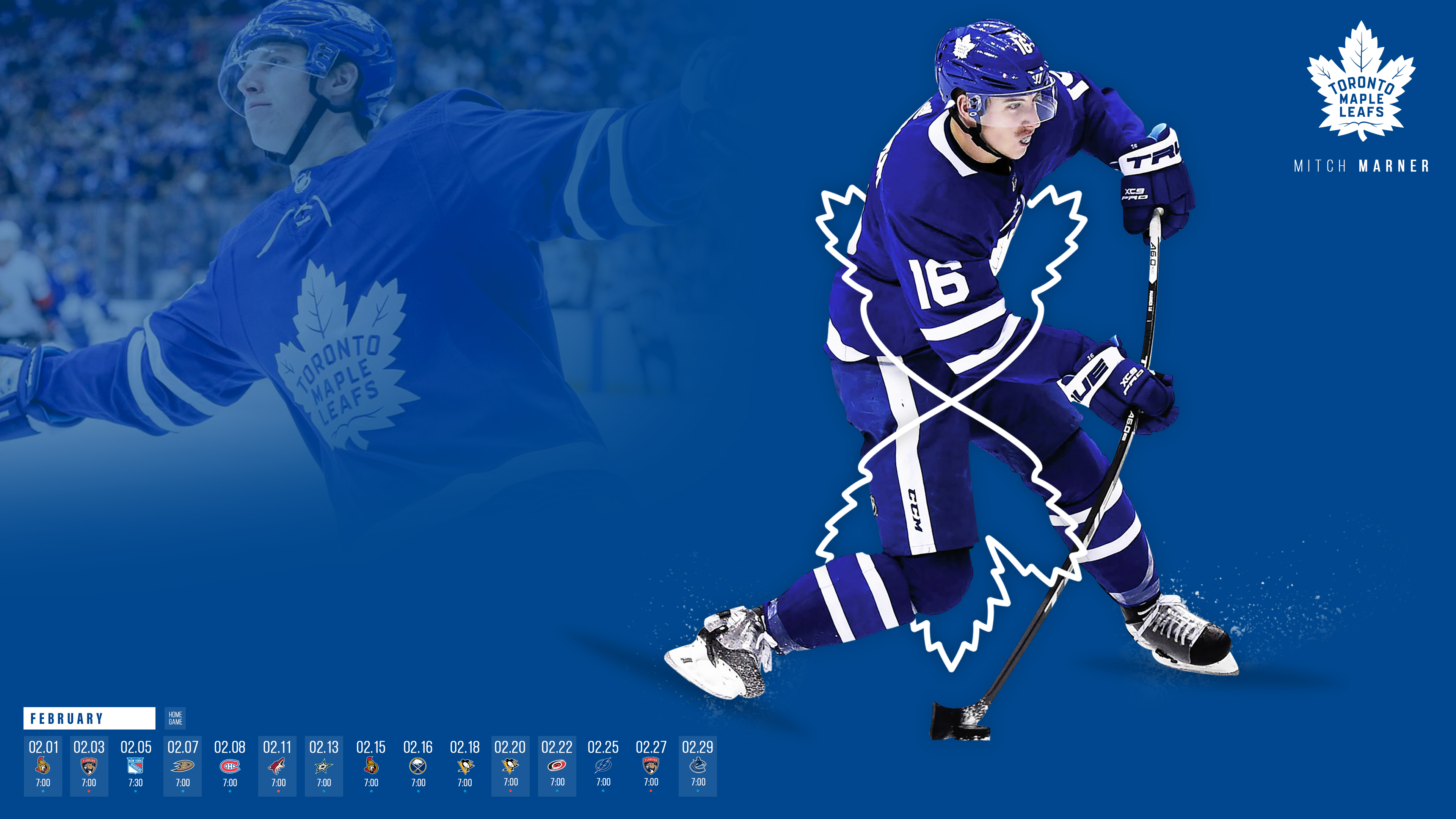 3840x2160 February Player Wallpaper Magic Mitch Edition Additional Wallpapers in comments also! : r/leafs