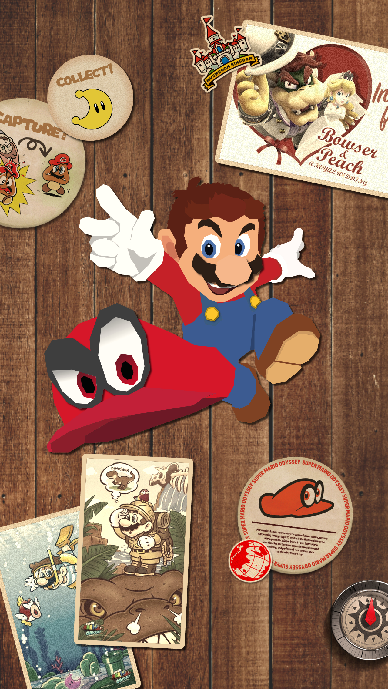 1280x2272 I made a Super Mario Odyssey wallpaper with the style from the japanese SMO website | Super mario nintendo, Super mario, Super mario bros
