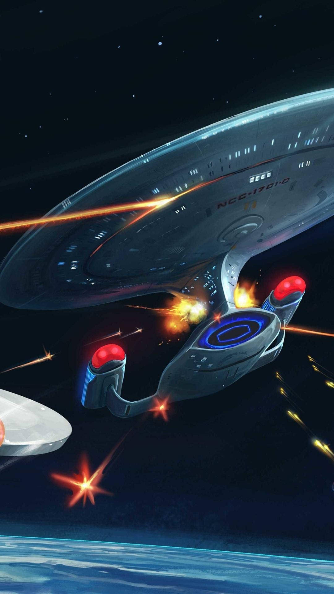 1080x1920 Download Star Trek Iphone Timelines Starship Wallpaper