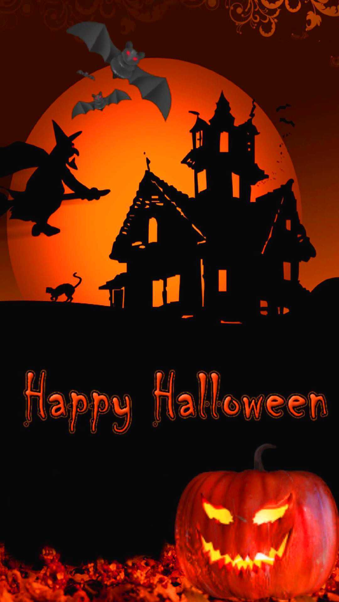 1080x1920 Happy Halloween Wallpaper