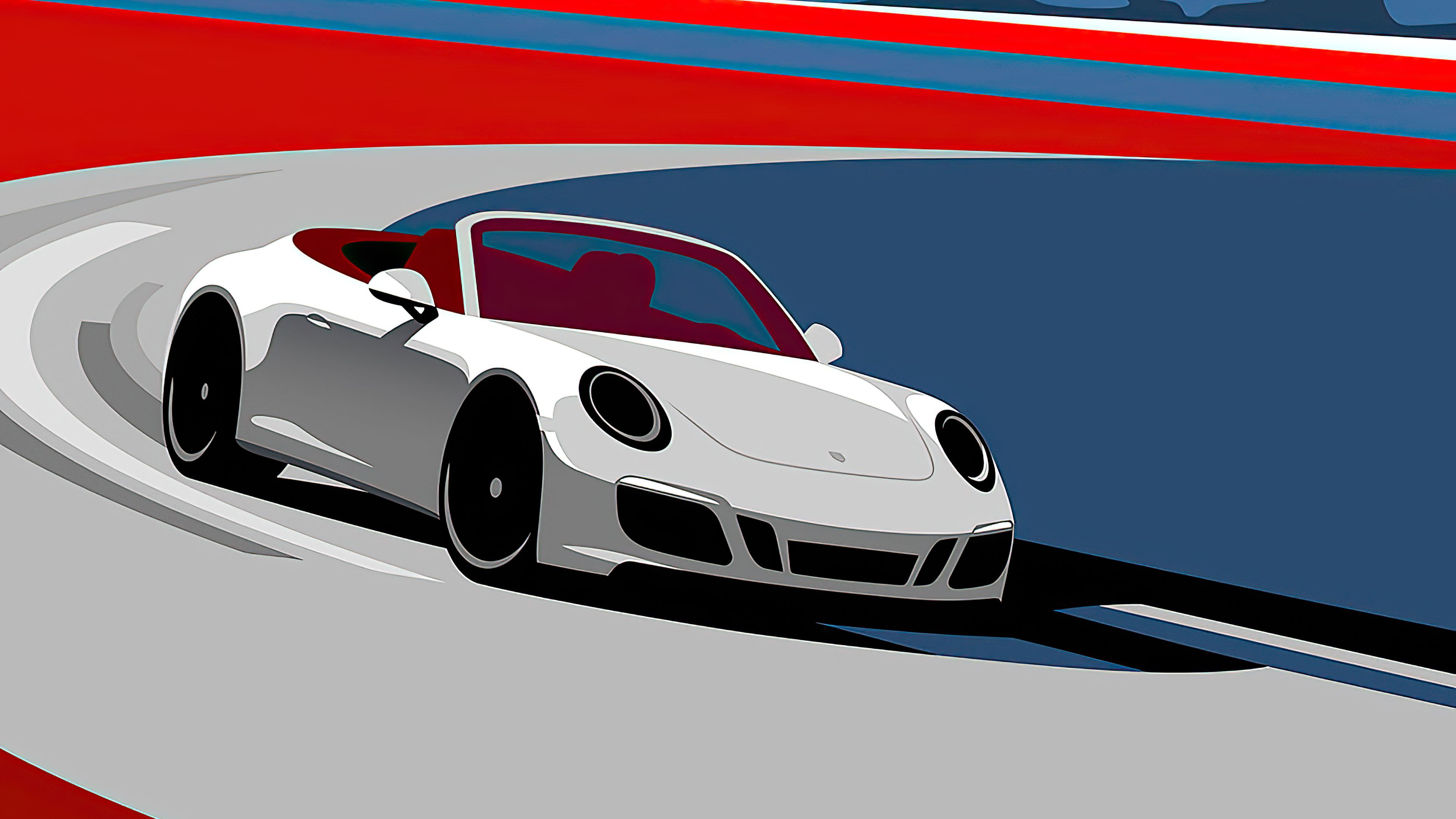 3840x2160 Porsche Art Wallpapers Top Free Porsche Art Backgrounds