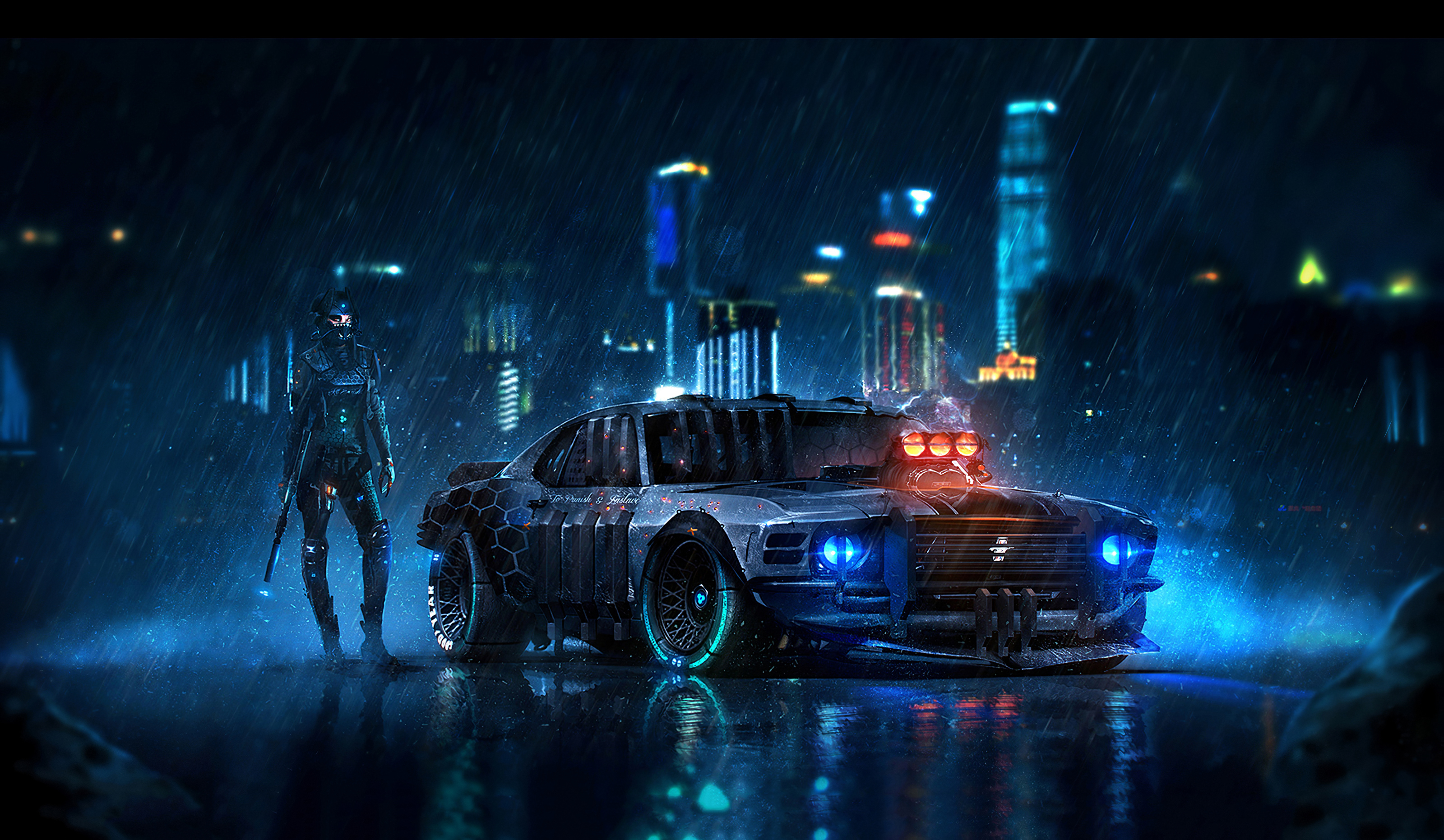 3200x1862 Ford Mustang Cyberpunk, HD Cars, 4k Wallpapers, Images, Backgrounds, Photos and Pictures