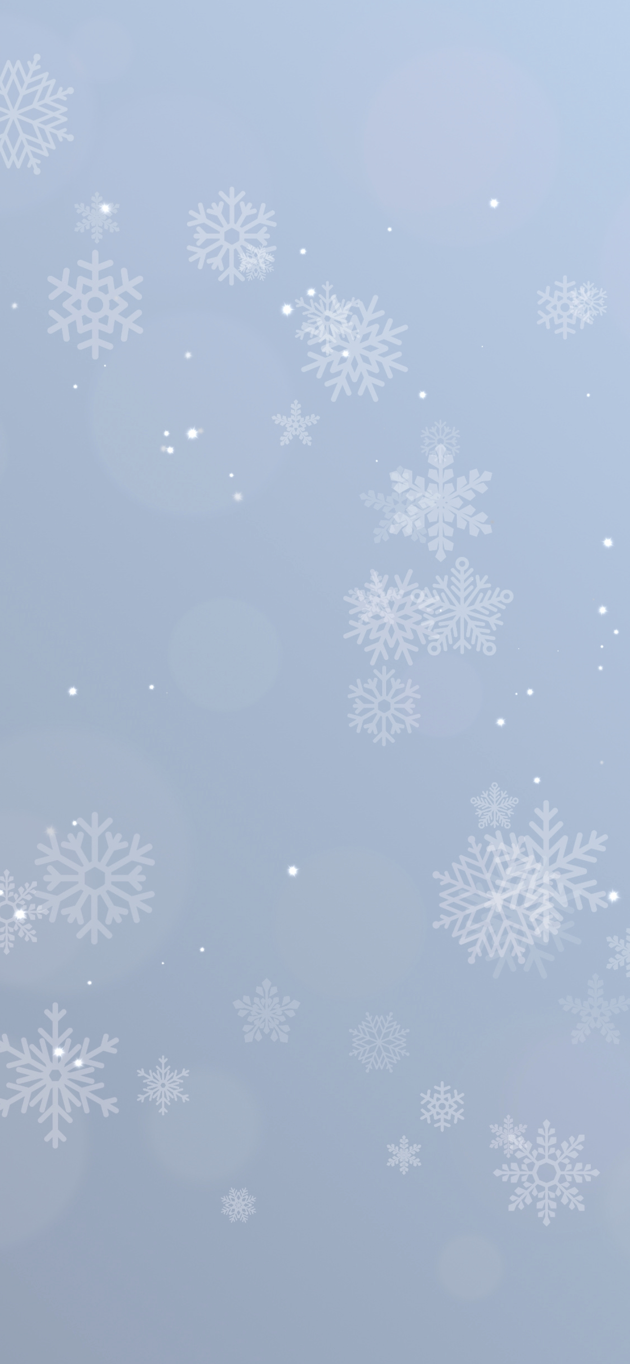 1284x2778 Falling snowflakes wallpapers to match iPhone 13 Pro colors