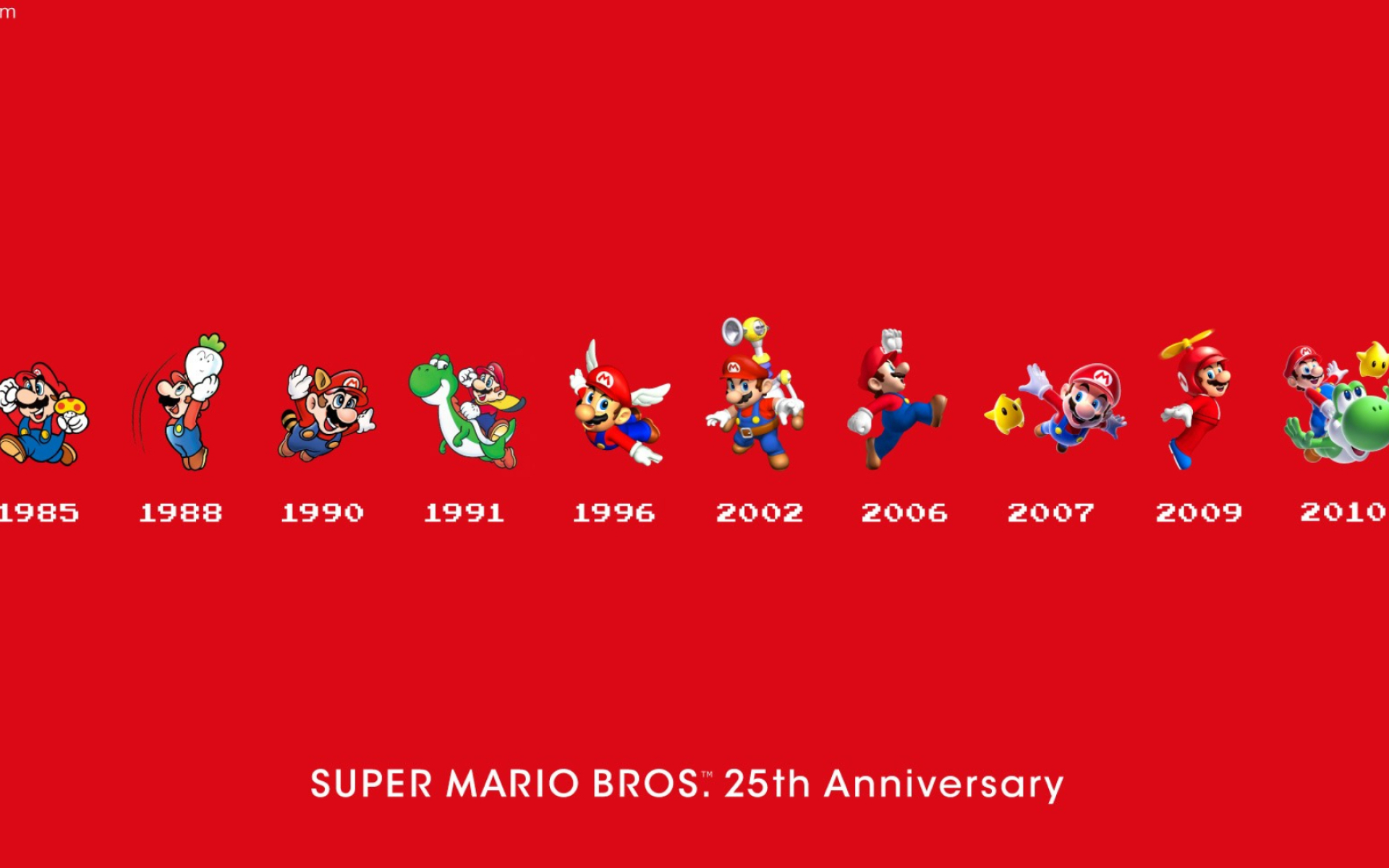 1920x1200 Mario 25th