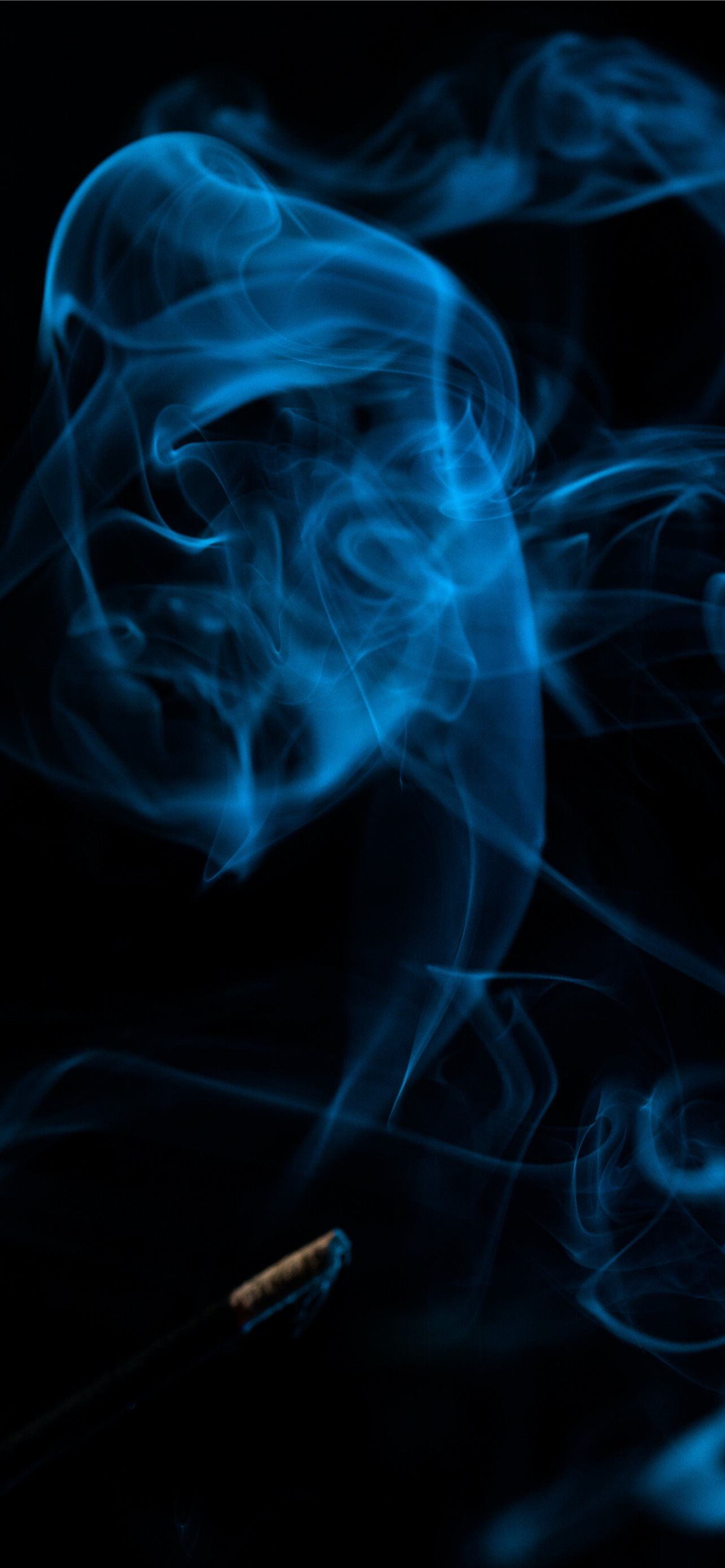 1284x2778 blue smoke wallpaper iPhone Wallpapers Free Download