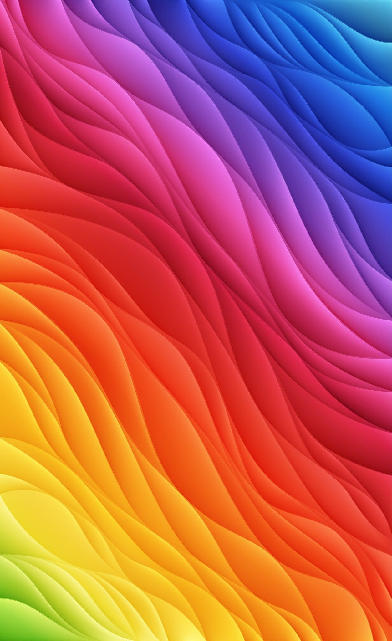 1253x2048 Colourful Waves #rainbow #colourful #colors #abstract #art | Fondos de colores, Fondo de pantalla colorido, Ideas de fondos de pantalla