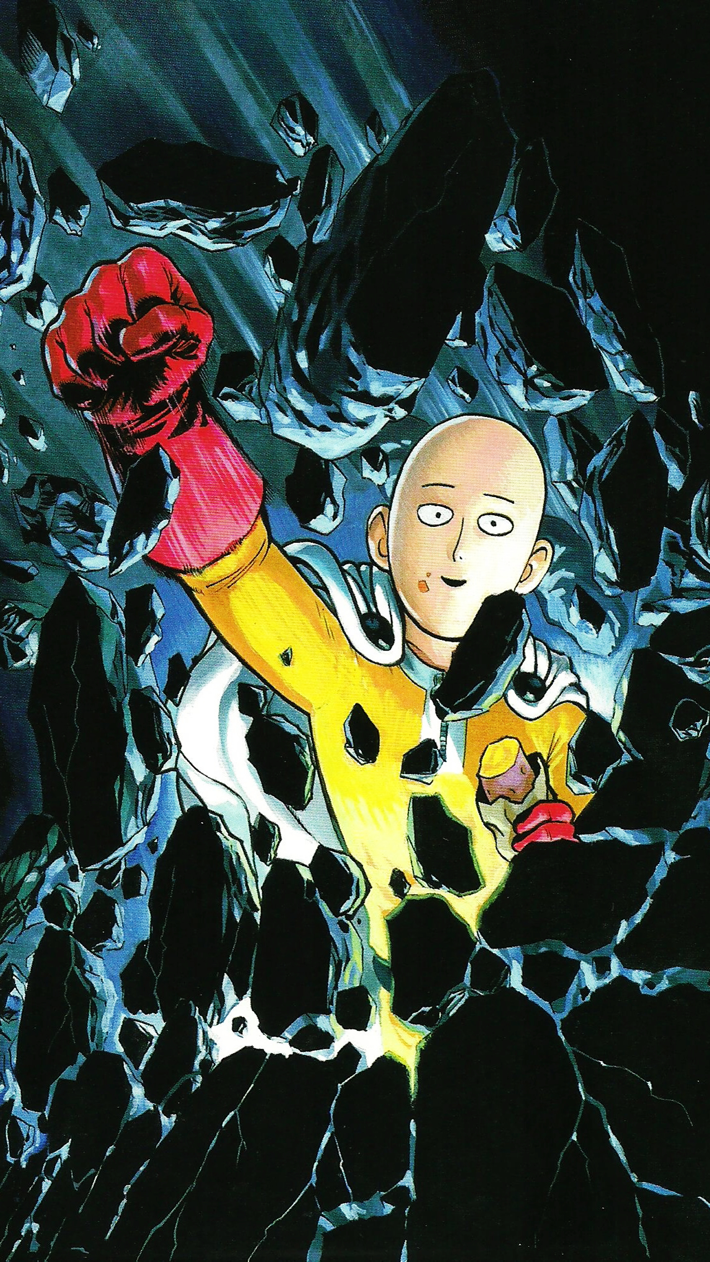 1440x2560 One Punch Man Phone Wallpapers Top Free One Punch Man Phone Backgrounds