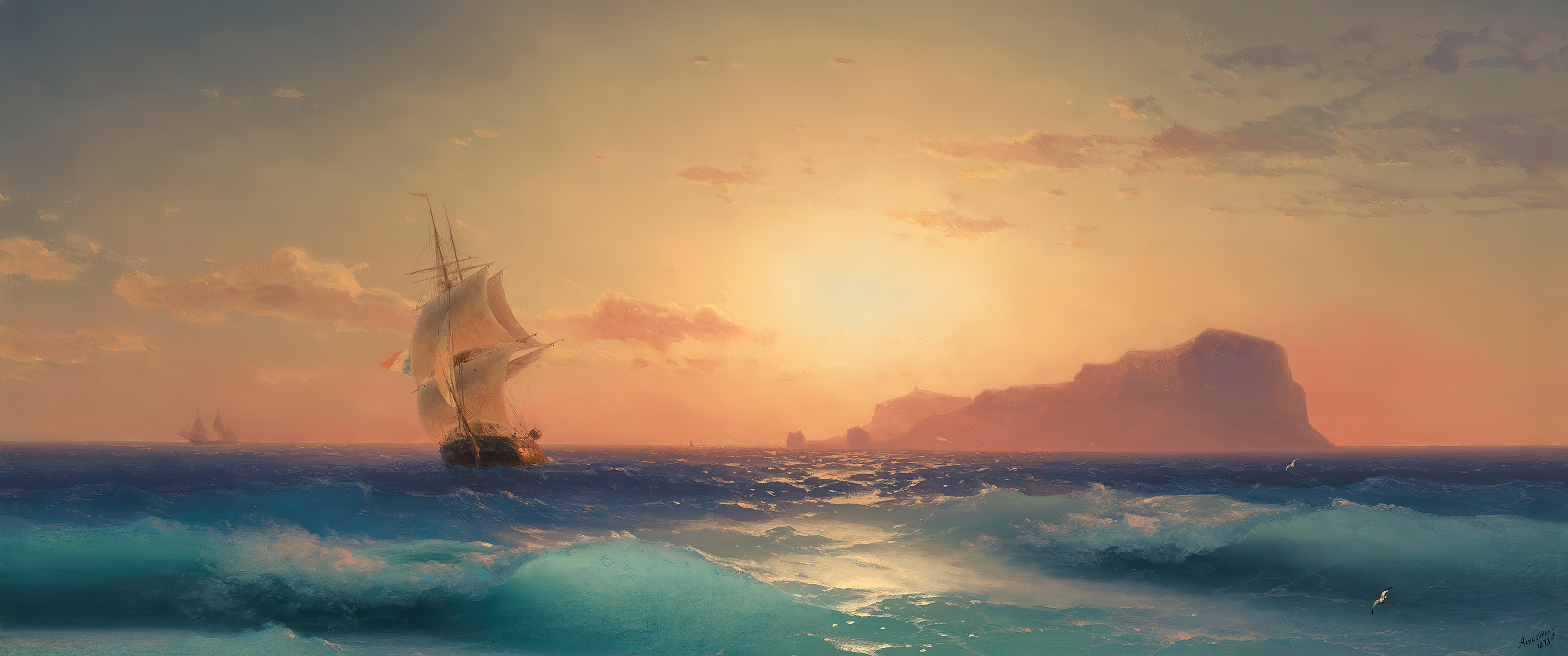 3440x1440 130+ Sailing Ship HD Wallpapers and Backgrounds