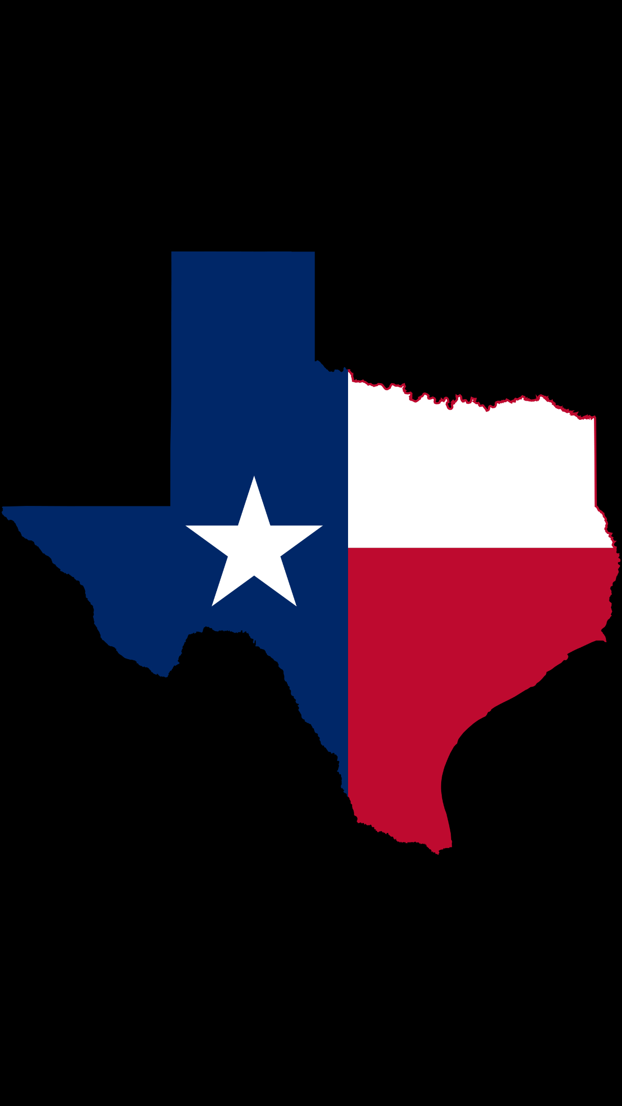 1242x2208 Texas Map Wallpapers