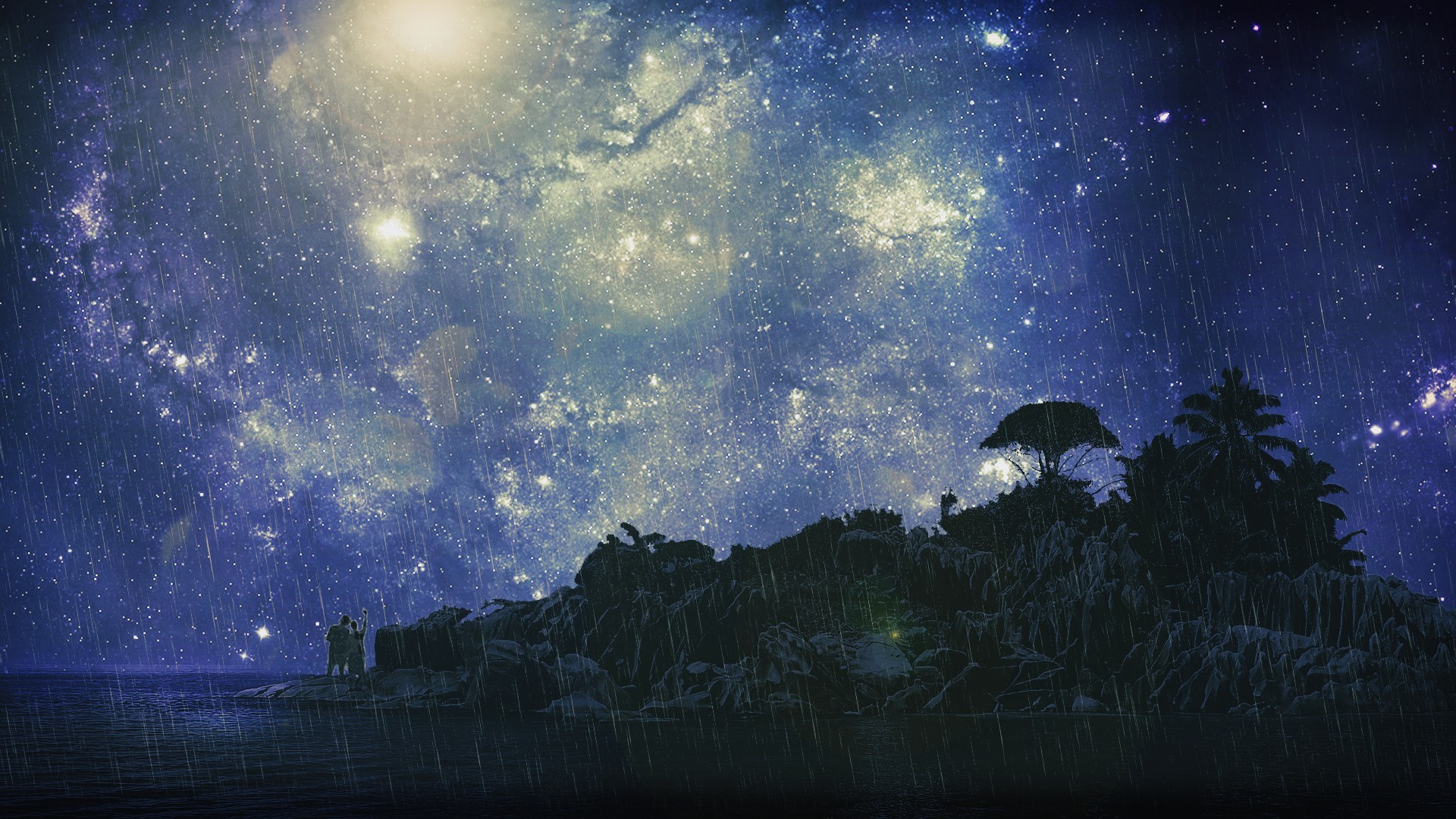 1920x1080 Starry Night Desktop Background (73+ pictures