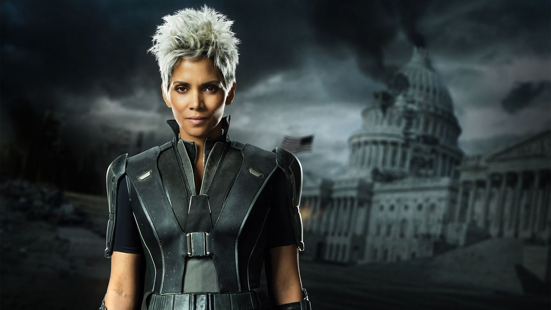 1920x1080 Halle berry, Days of future past, Halle berry storm