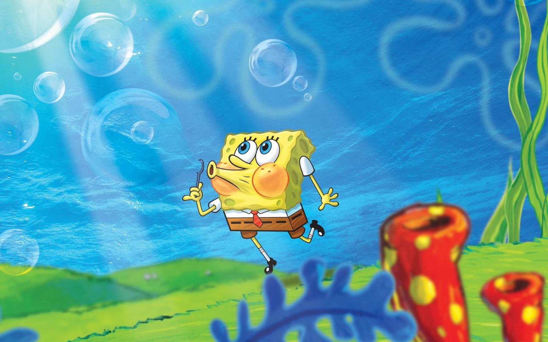 1920x1200 Spongebob Ocean Background (59+ pictures