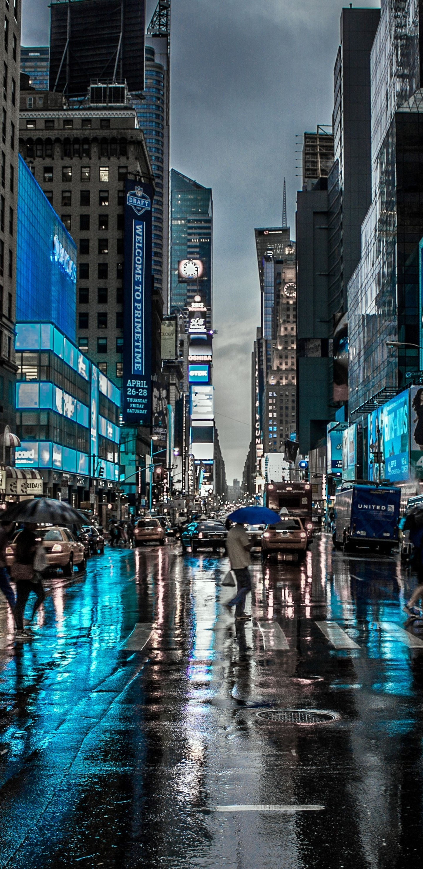 1440x2960 New York City Street Reflection Motion Blur Dark 4k Samsung Galaxy Note 9,8, S9,S8,S8+ QHD HD 4k Wallpapers, Images, Backgrounds, Photos and Pictures