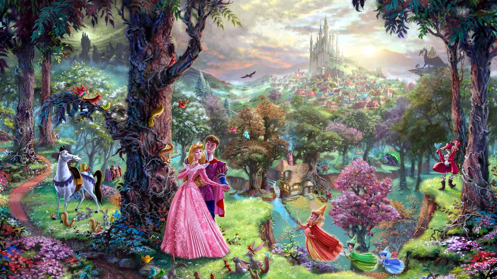 1920x1080 20+ Sleeping Beauty (1959) HD Wallpapers and Backgrounds