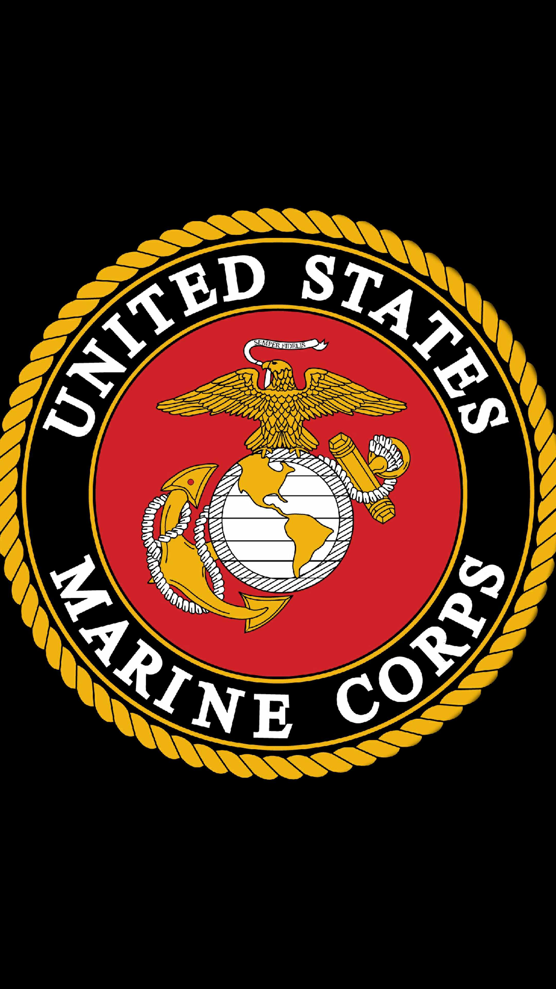 2160x3840 Marine Corps Logo Wallpaper