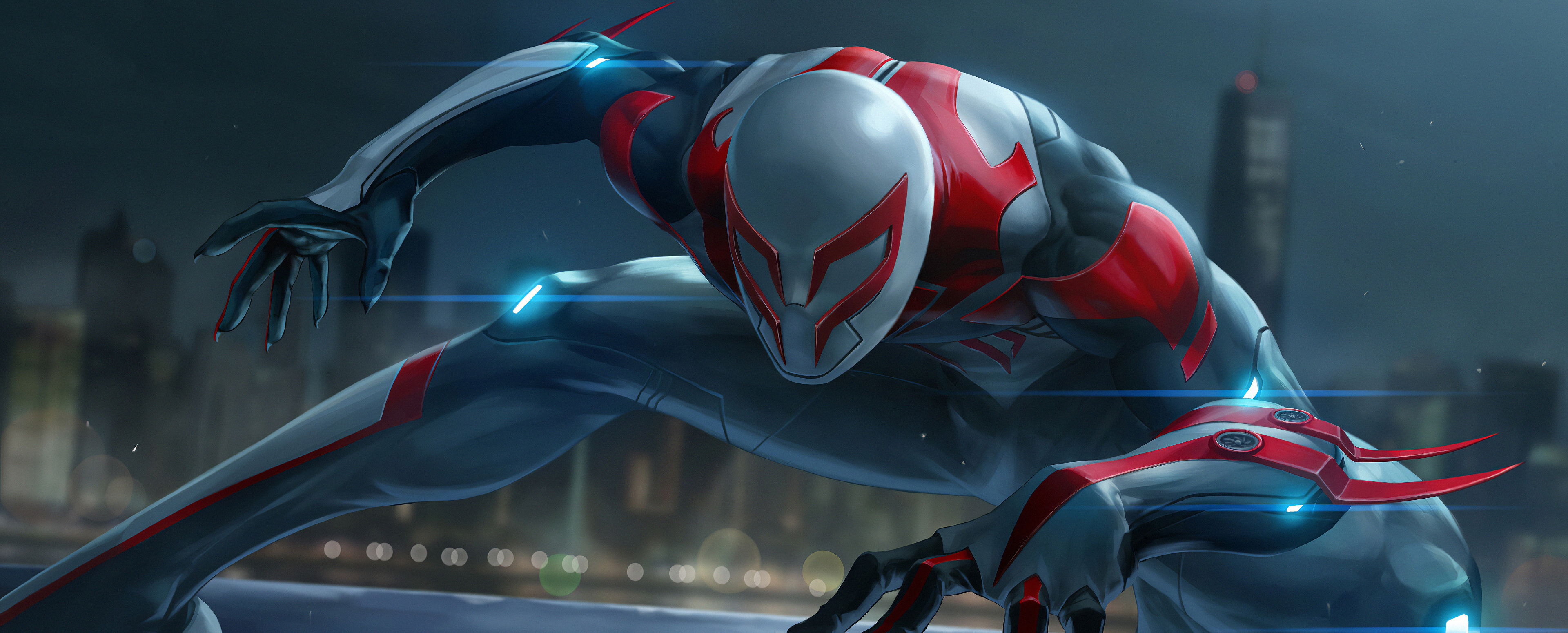 3840x1550 Spiderman 2099 Marel Future Fight, HD Superheroes, 4k Wallpapers, Images, Backgrounds, Photos and Pictures