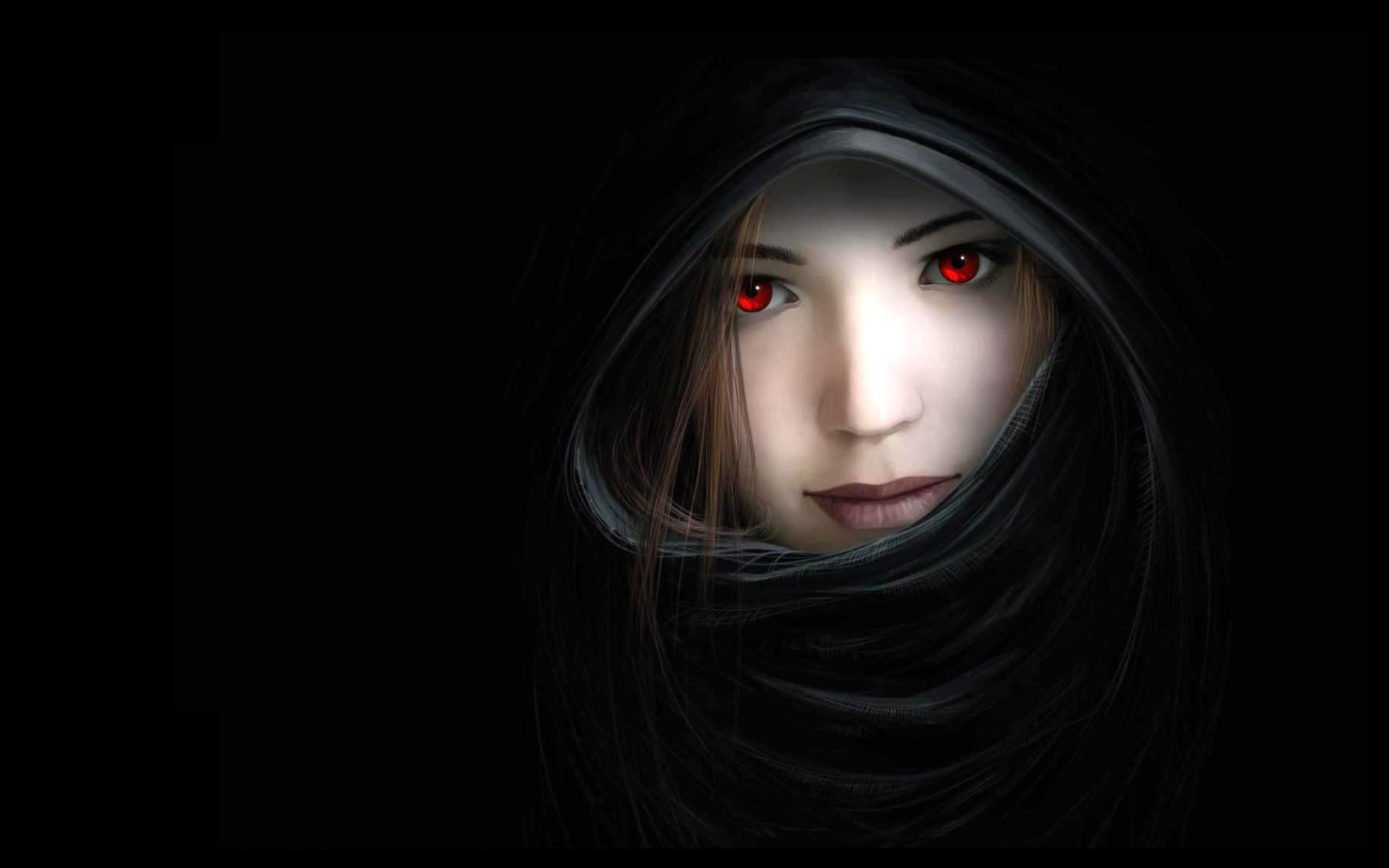 2560x1600 Women dark mouth red eyes artwork noses hooded witches black background wallpaper Abstract Arts HD wallpaper | | 35256 |